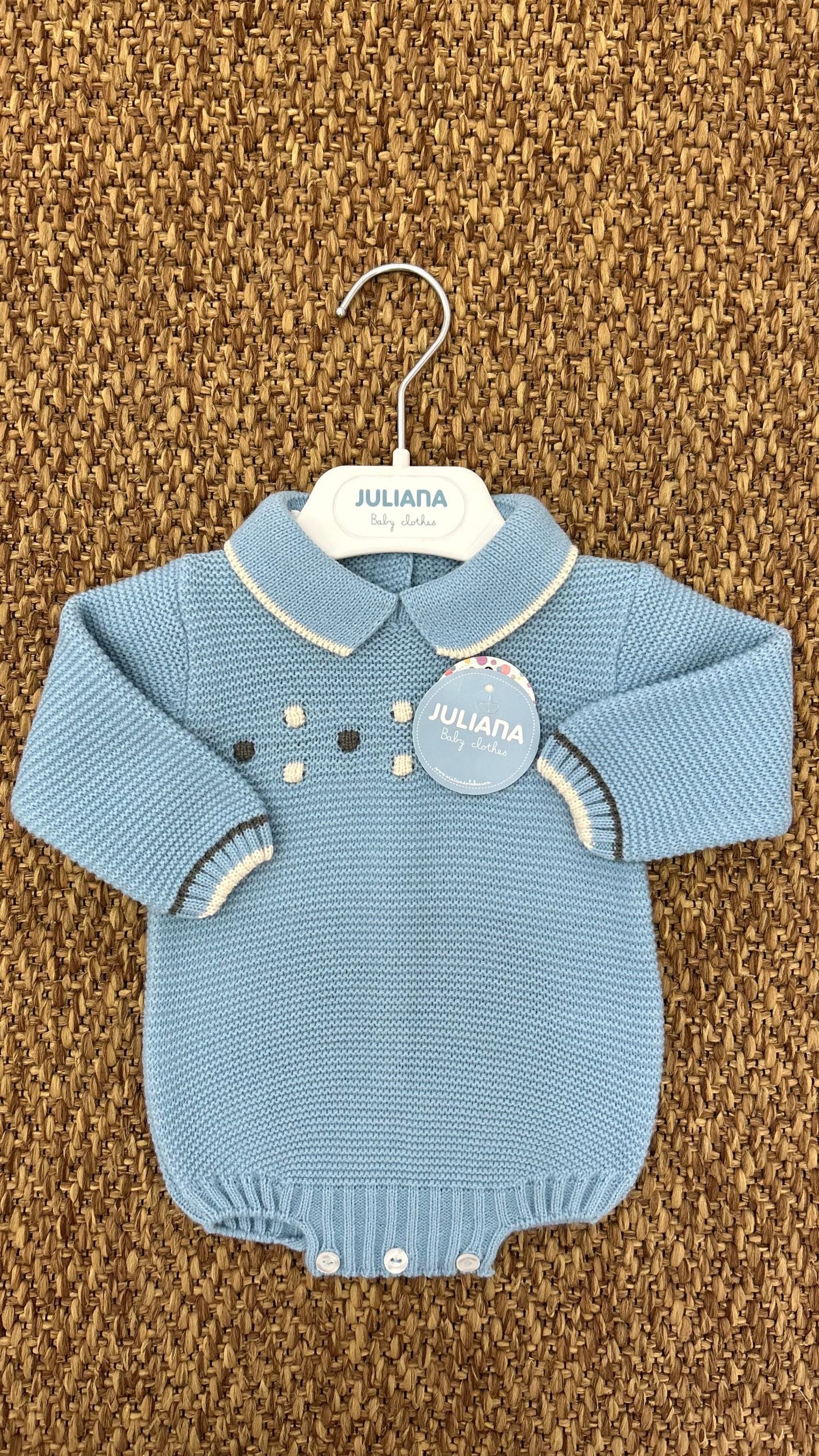 Pagliaccetto neonato colletto Juliana
