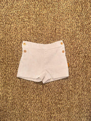 Shorts bambino in velluto con bottoncini Cocote