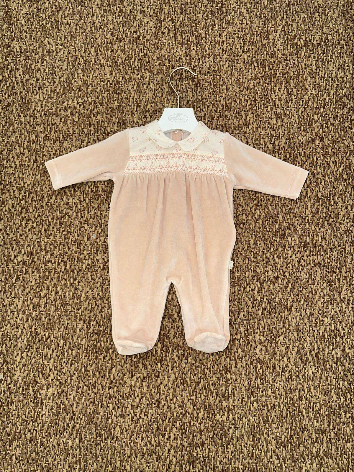 Tutina neonata con ricamo Baby Gi