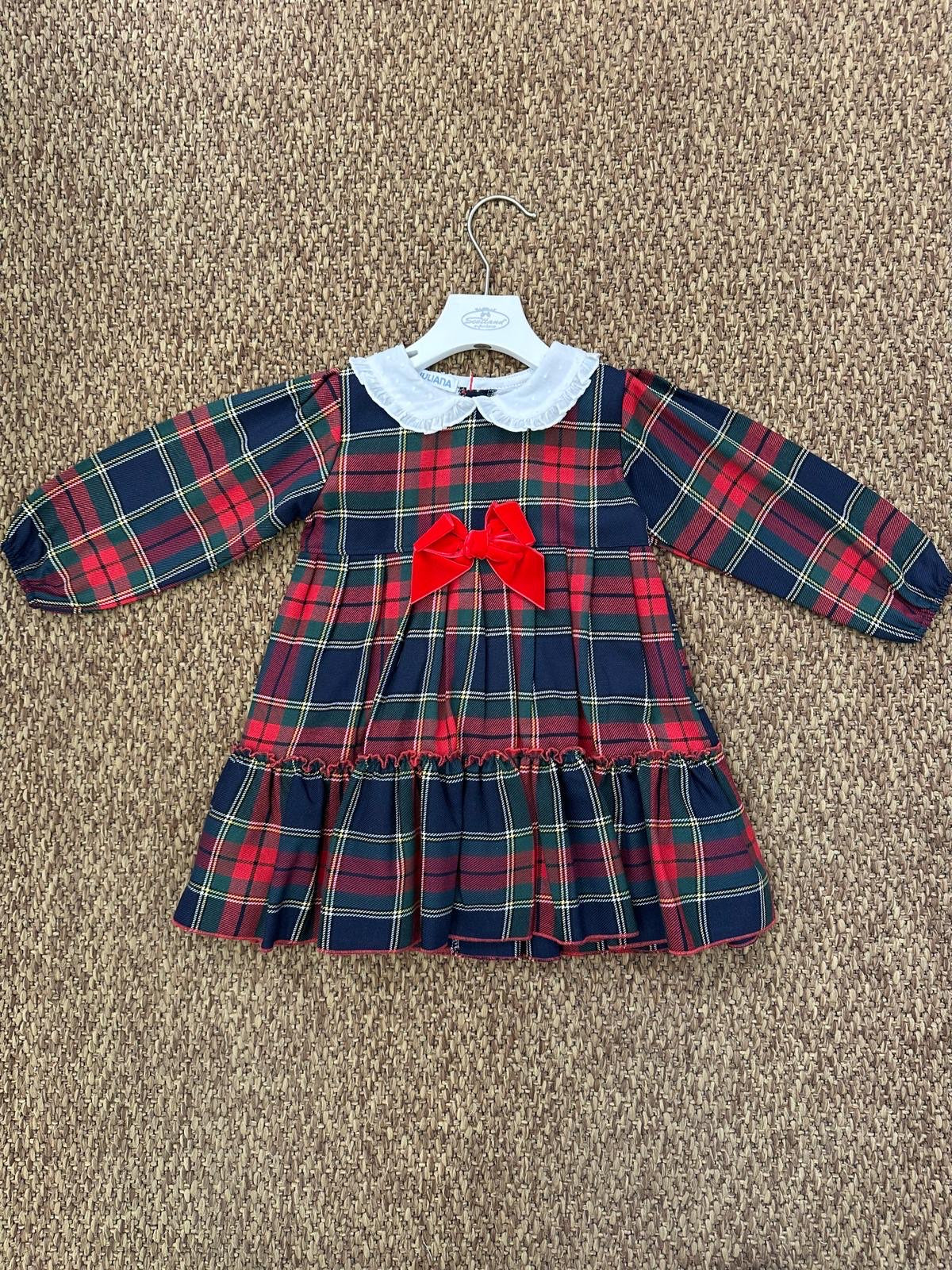 Abito bambina in tartan Juliana