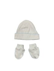 Completo cappellino e muffole Calamaro