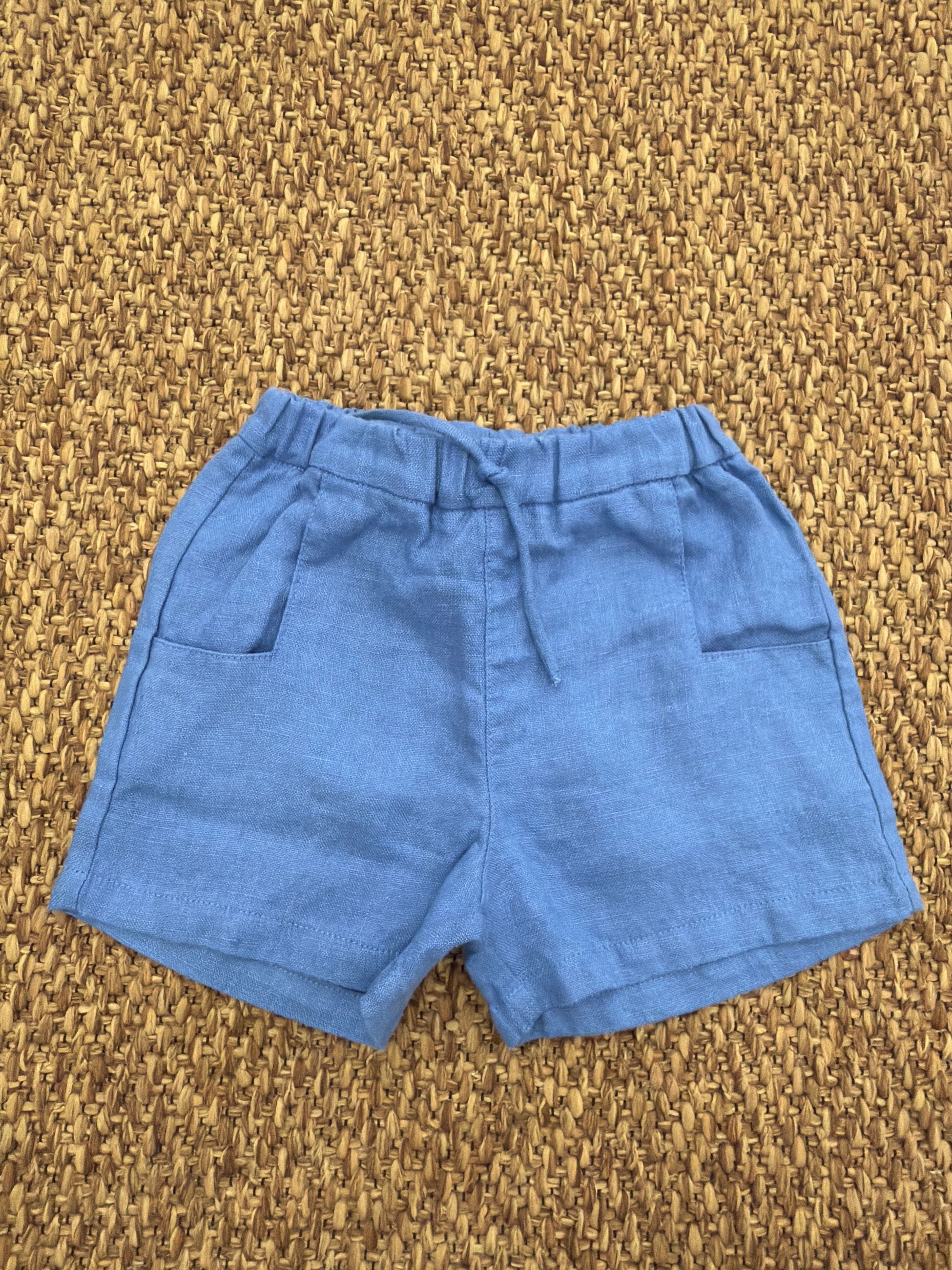 Shorts bambino in lino Play Up