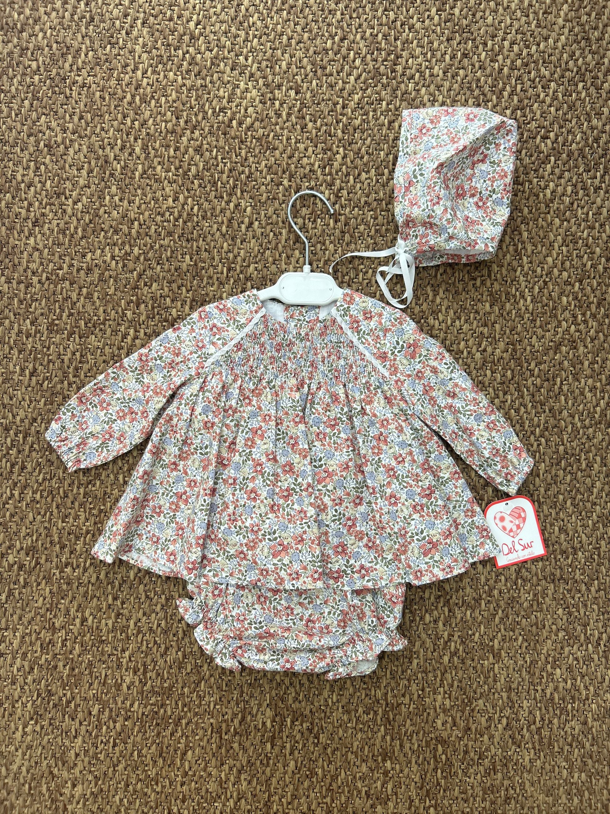 Completo bimba 2pz fiorellini Del Sur