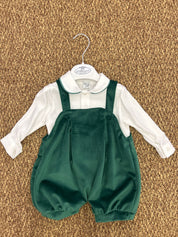 Completo bimbo 2pz con salopette Pappa e Latte