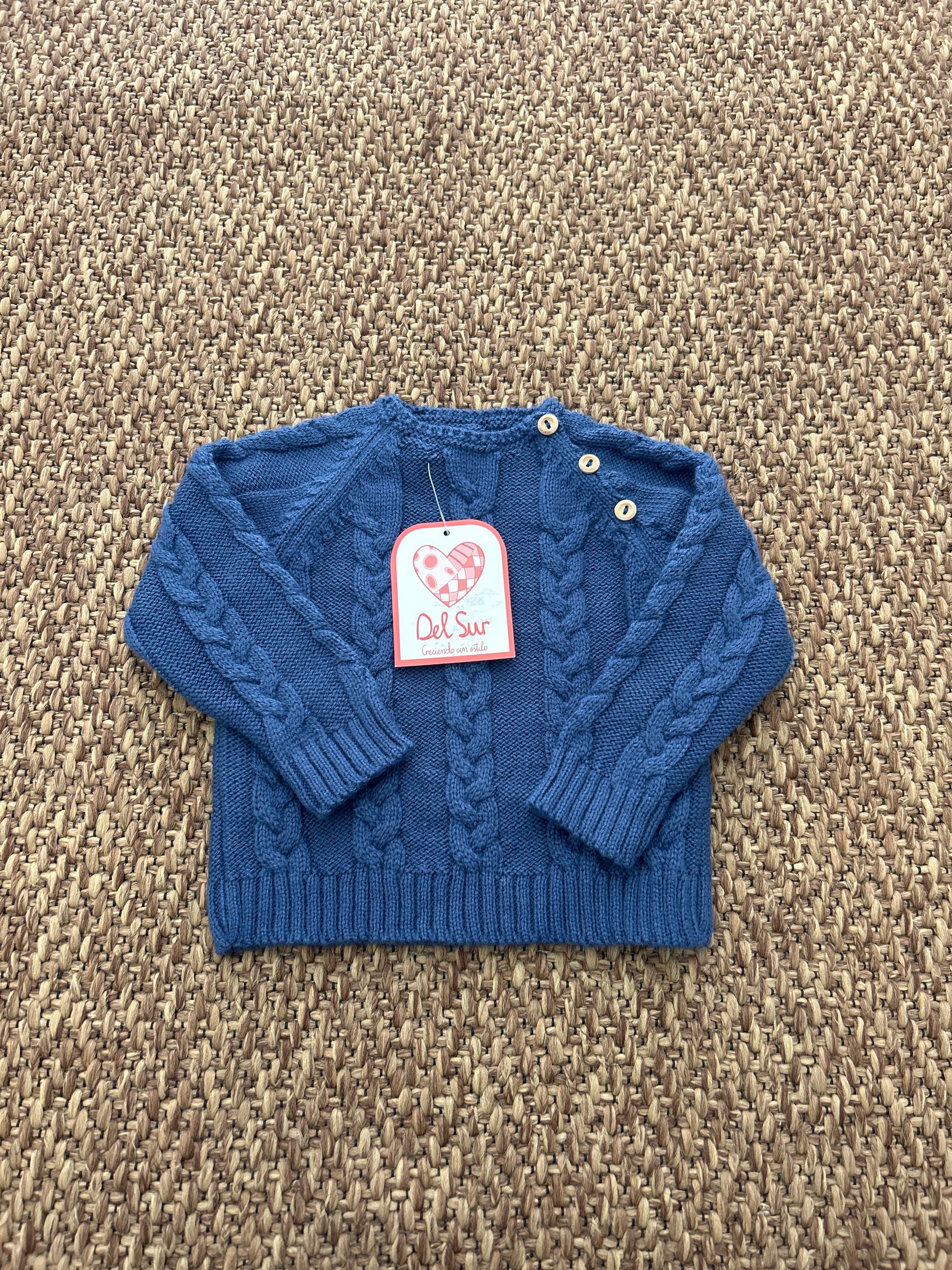 Maglioncino bimbi treccia Del Sur