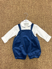 Completo bimbo 2pz con salopette Pappa e Latte