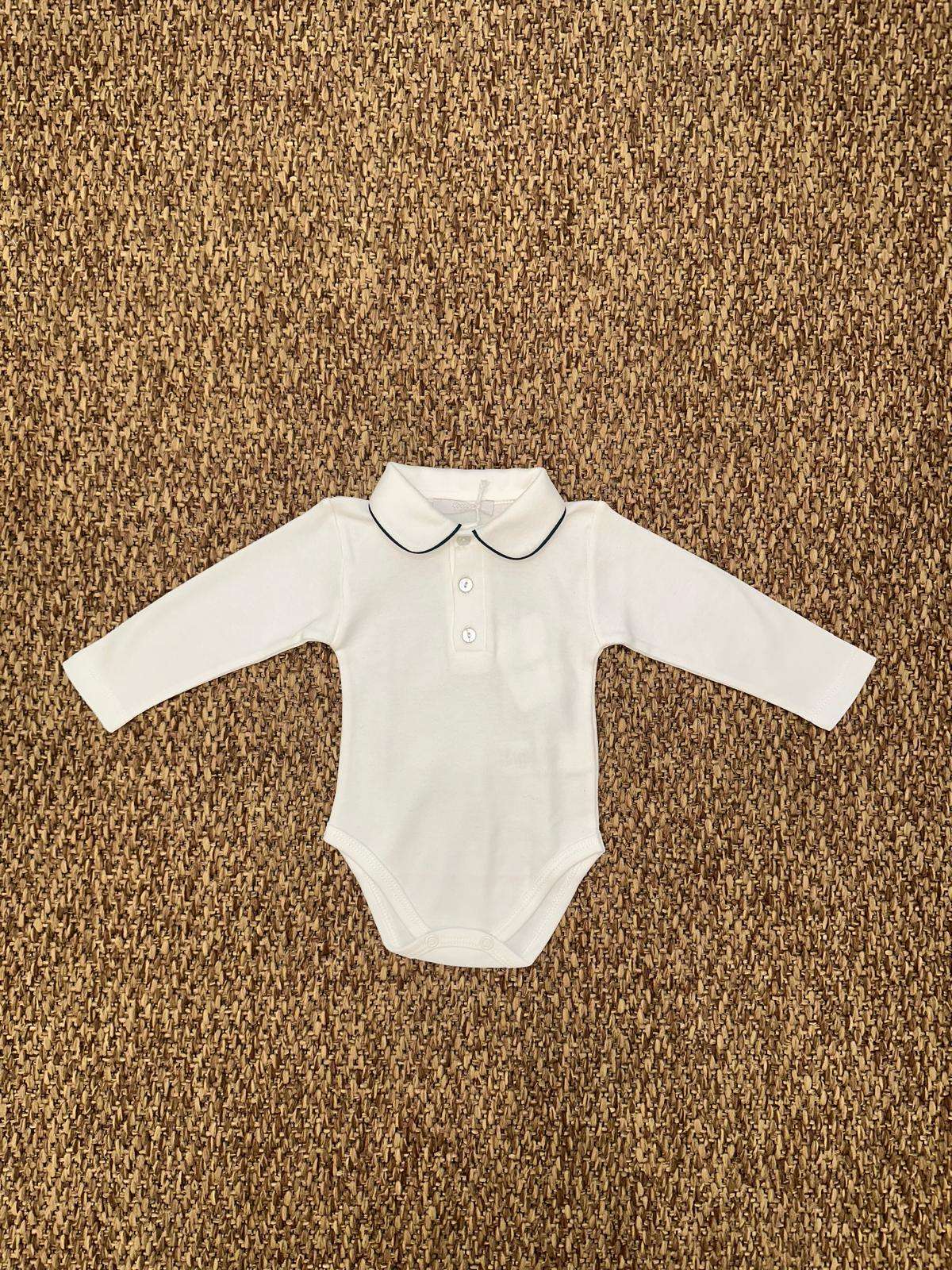 Body neonati maniche lunghe stile polo Cocodè