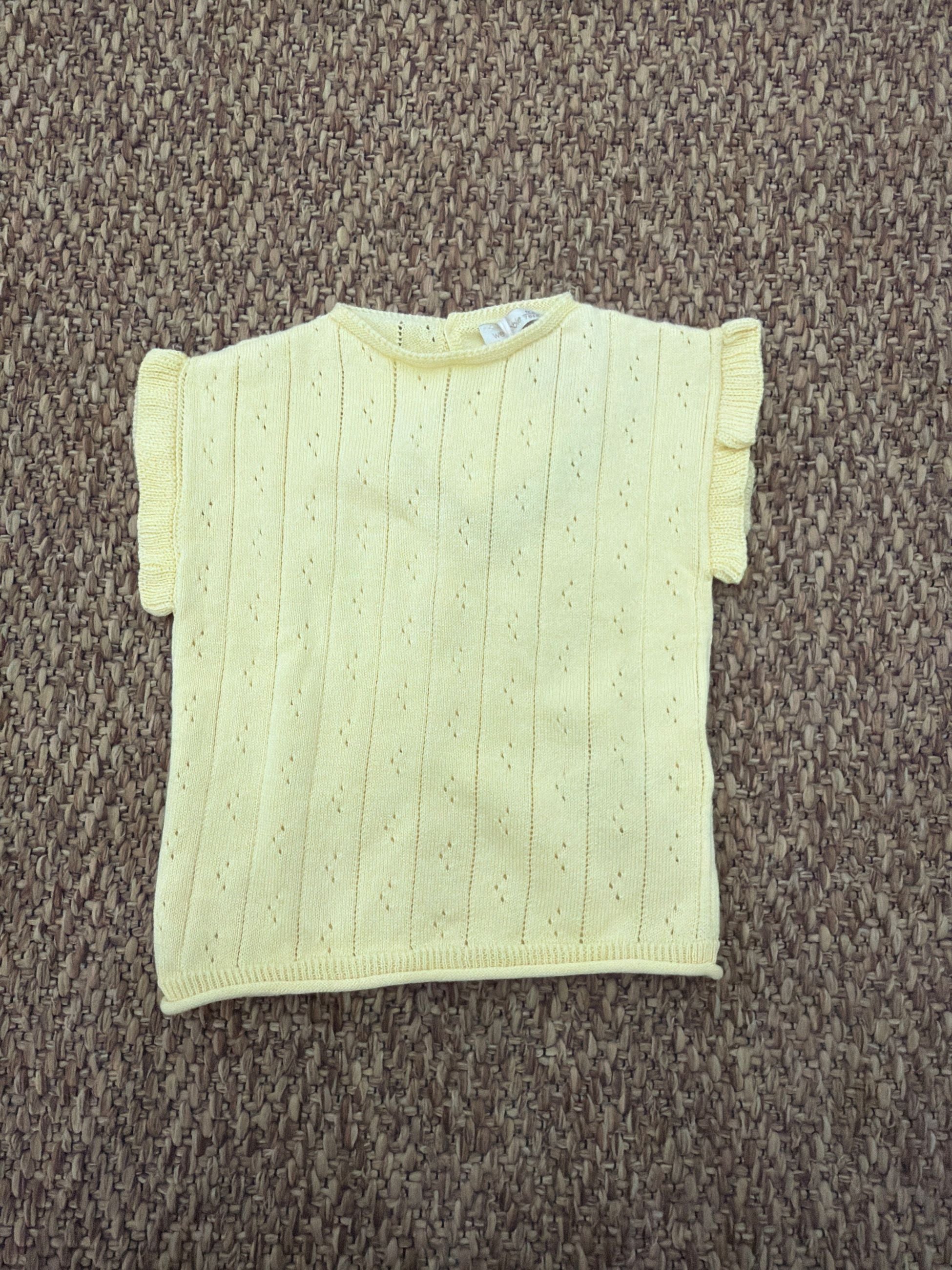 Maglia bambina manica volant Wedoble