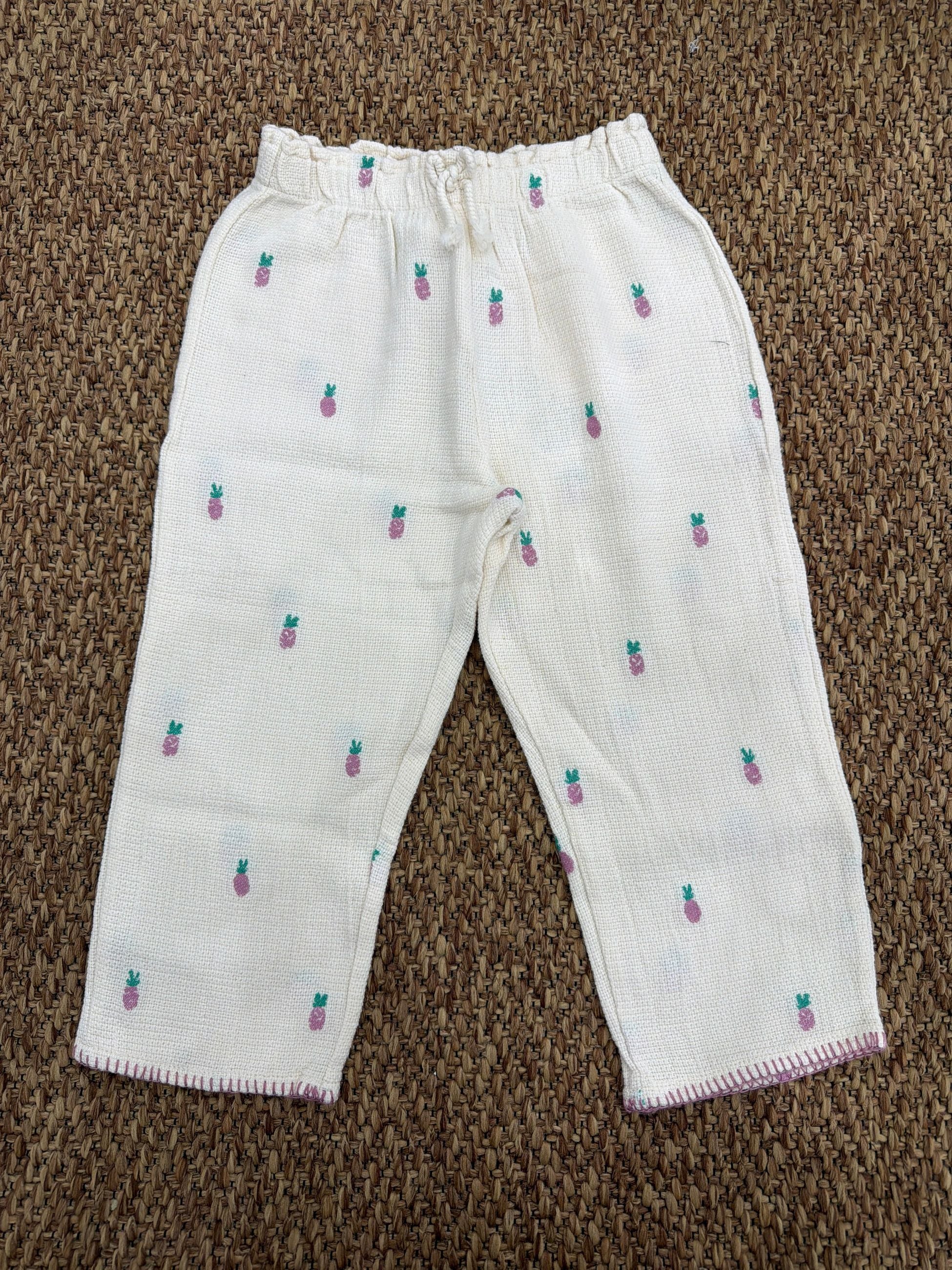 Pantalone bimba con stampa ananas Play Up