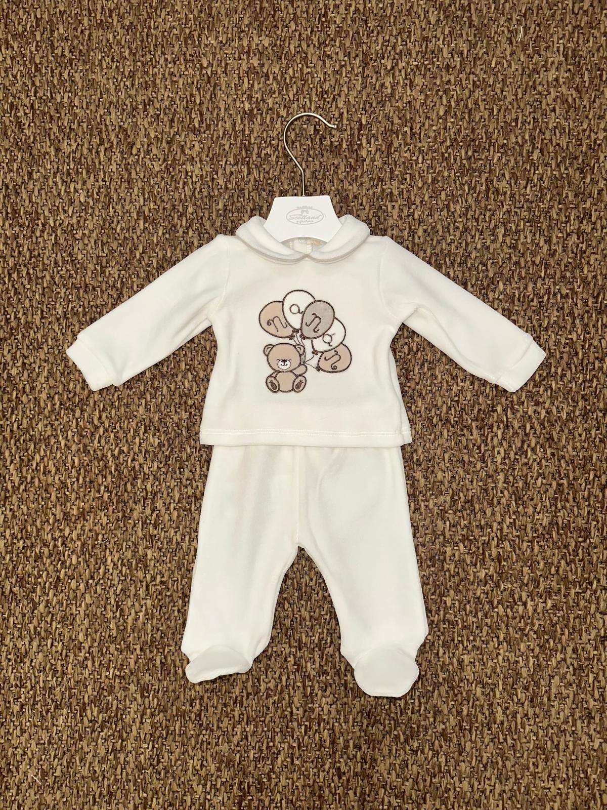 Completo neonati 2pz con orsetto Nanan