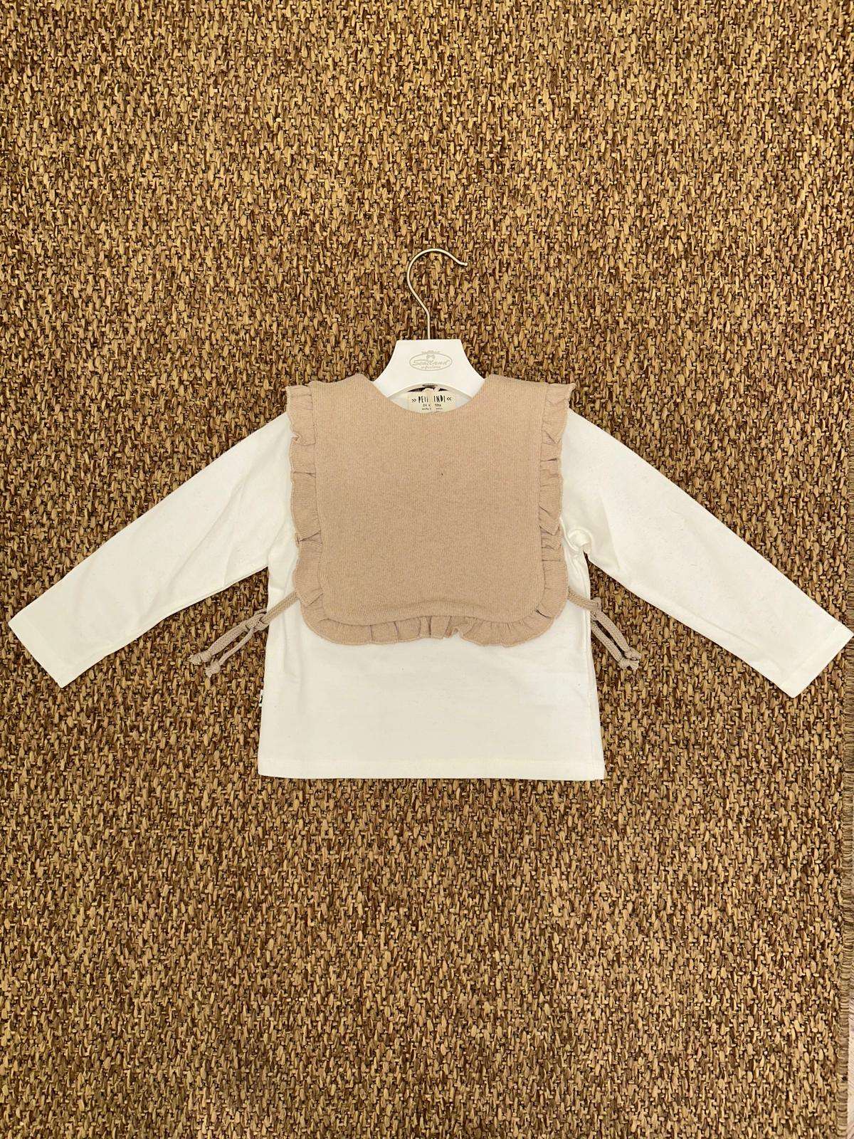 Maglia bambino con gilet Petit Indi