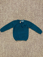 Pullover bambina con fiocco grande Cocodè