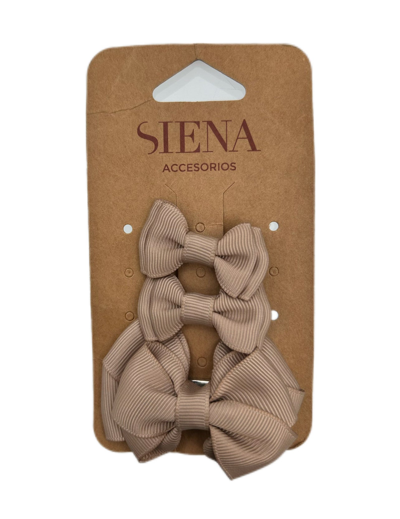 Set mollette bimba con fiocco tre grandezze Siena