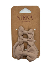 Set mollette bimba con fiocco tre grandezze Siena