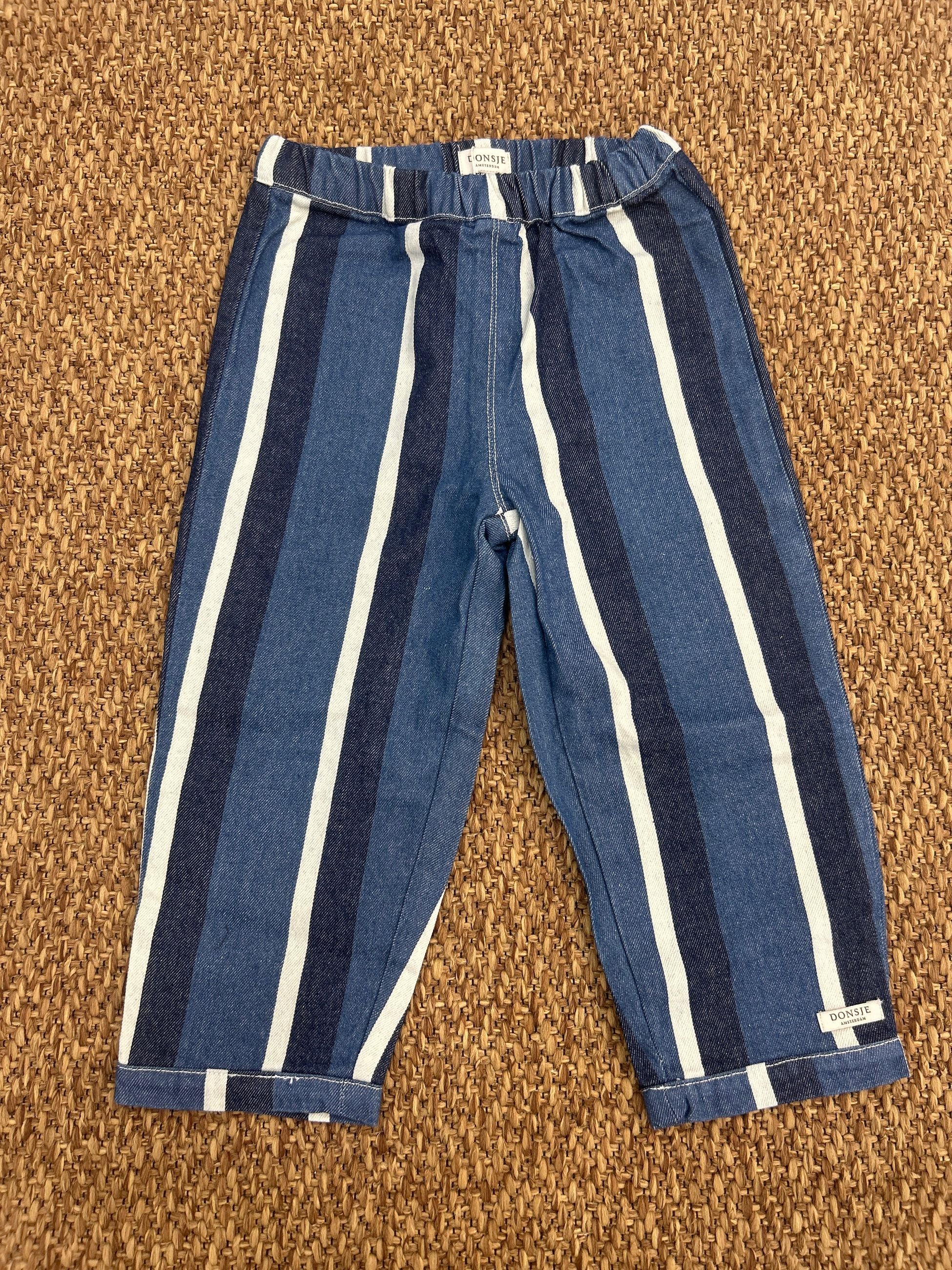 Pantalone bambino a righe Donsje