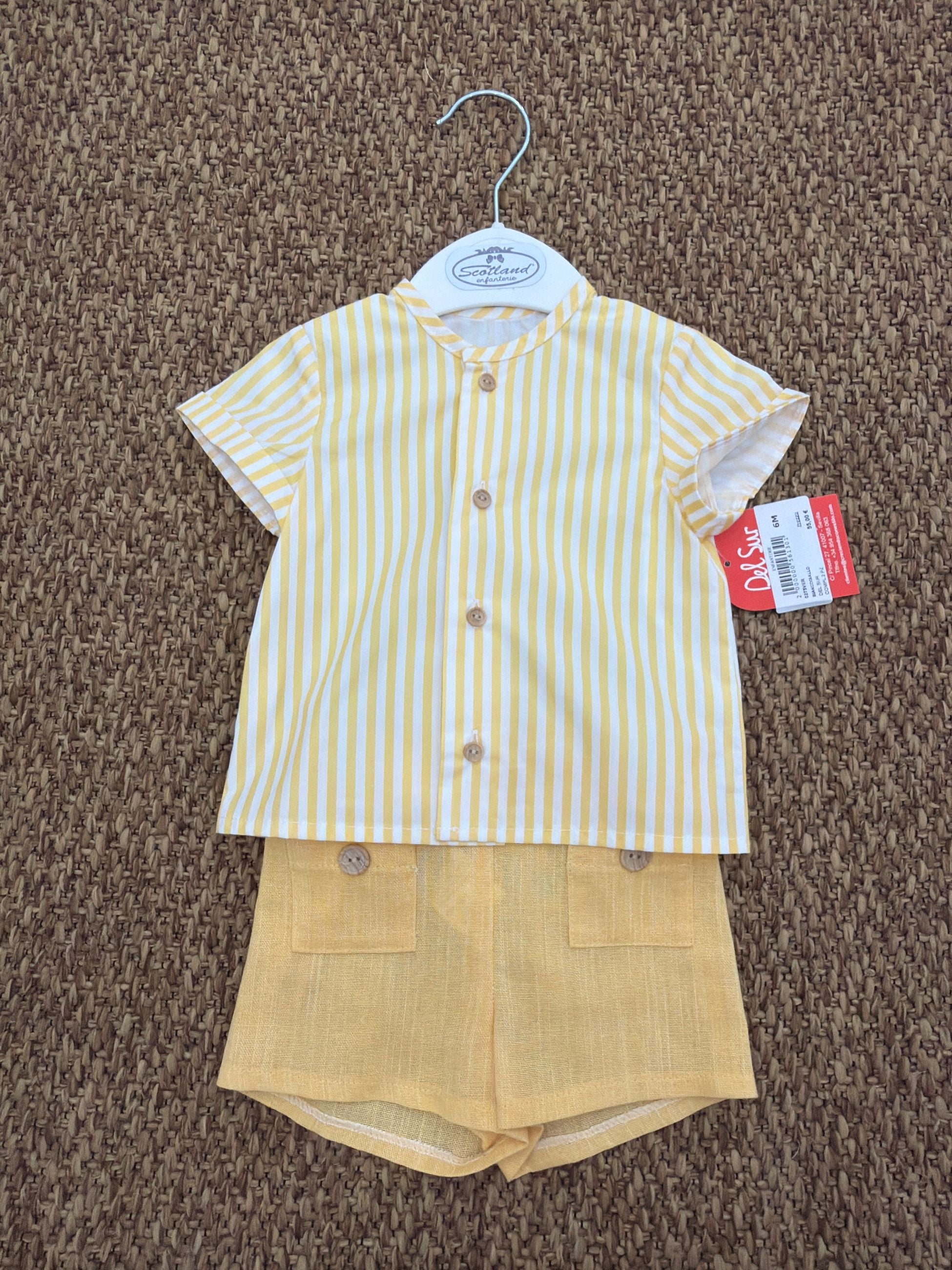 Completo bambino 2pz a righe Del Sur