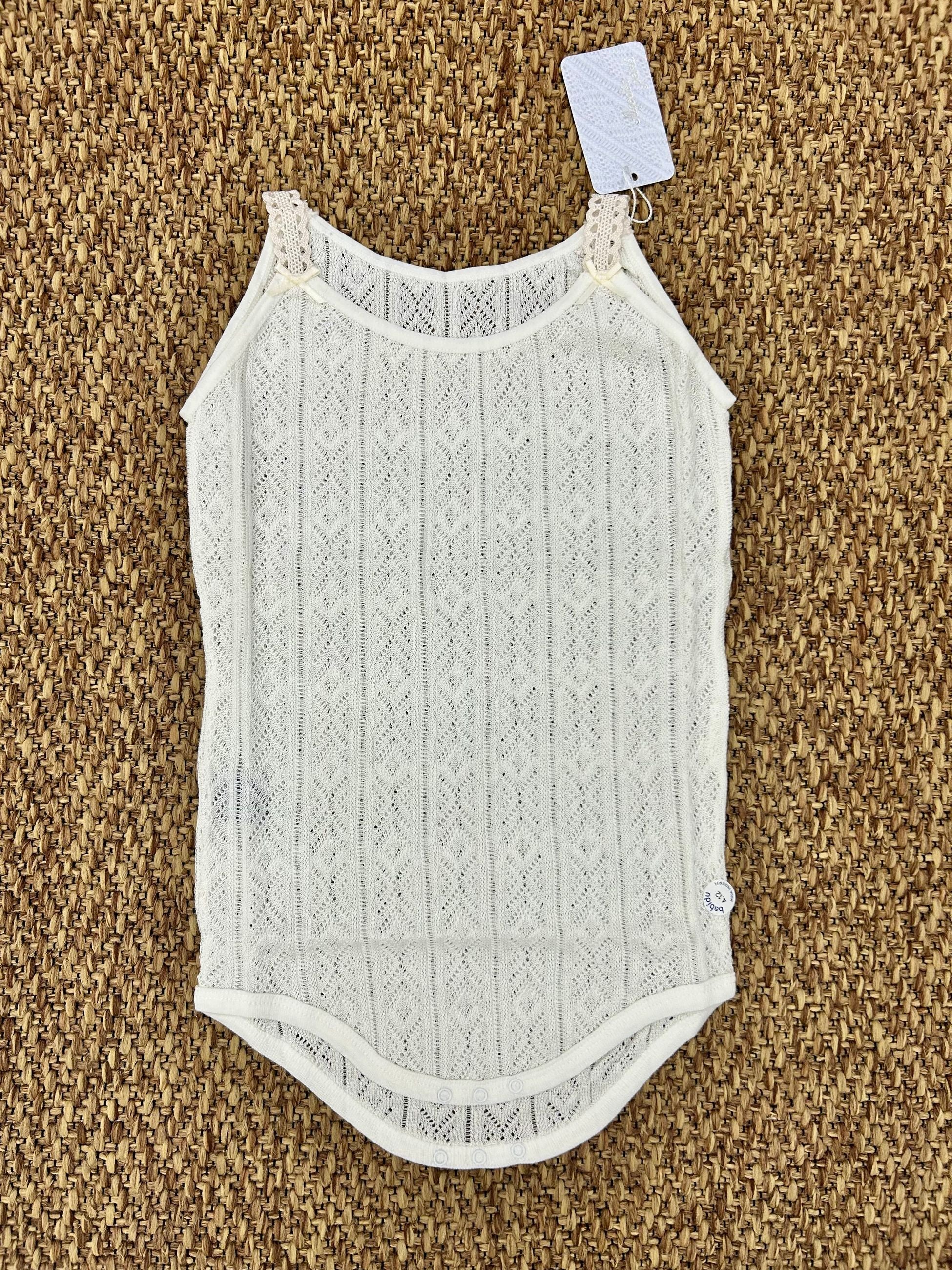 Body bambina cotone traforato Babidu