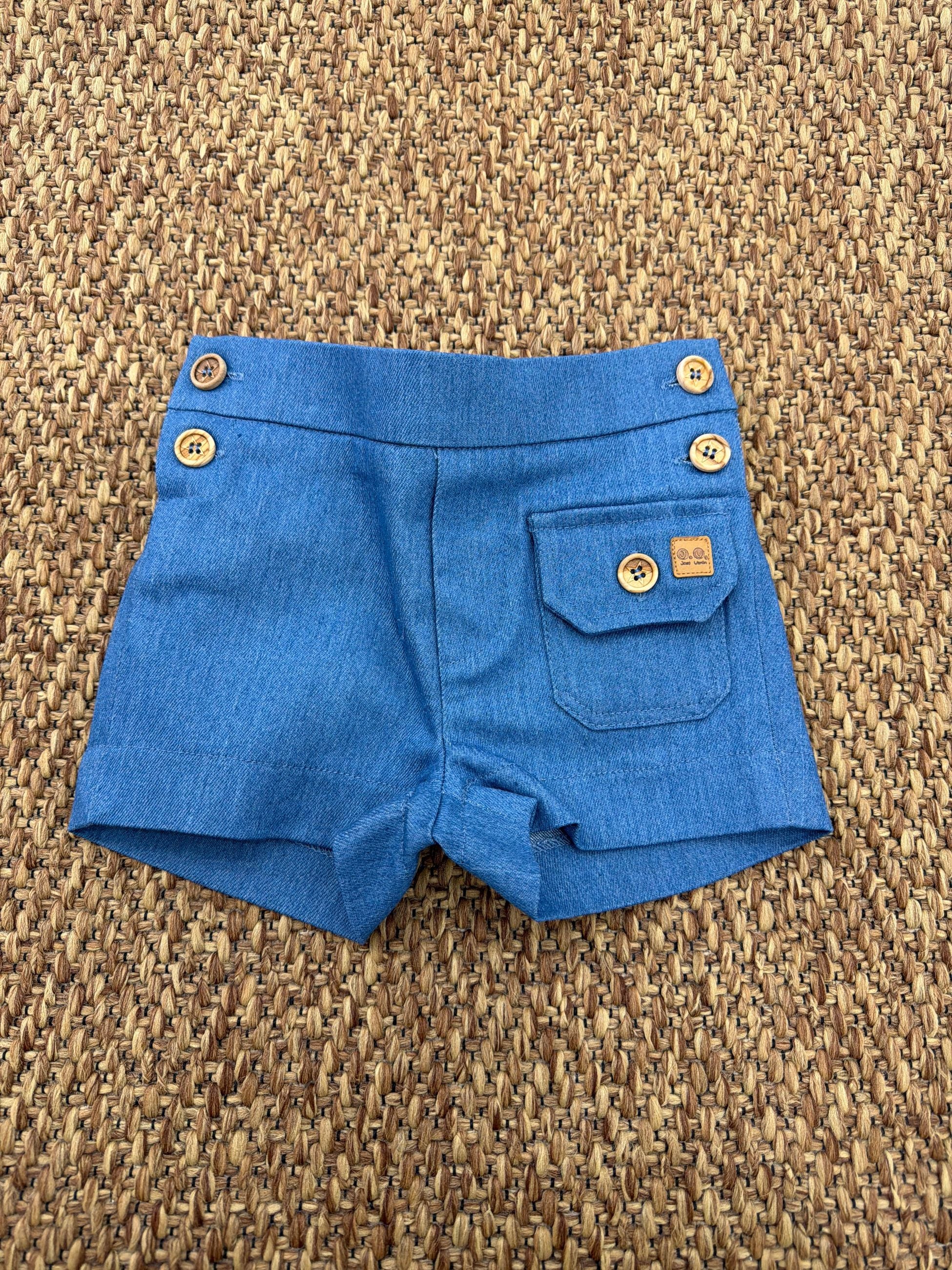 Short bambino con taschino e bottoncini Jose Varon