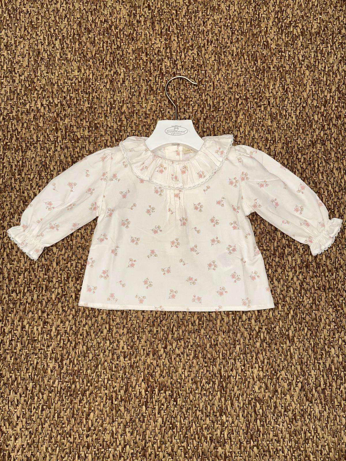 Blusa bambina a fiori Wedoble