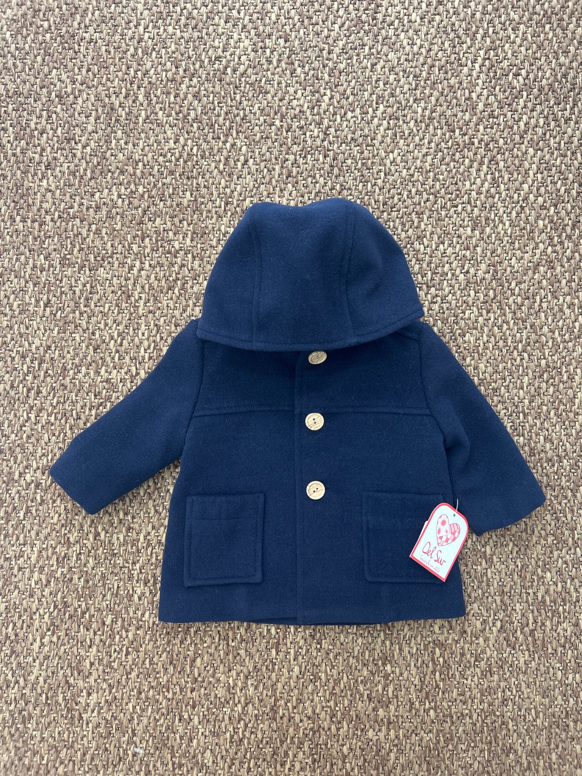 Cappotto bimbi con cappuccio Del Sur