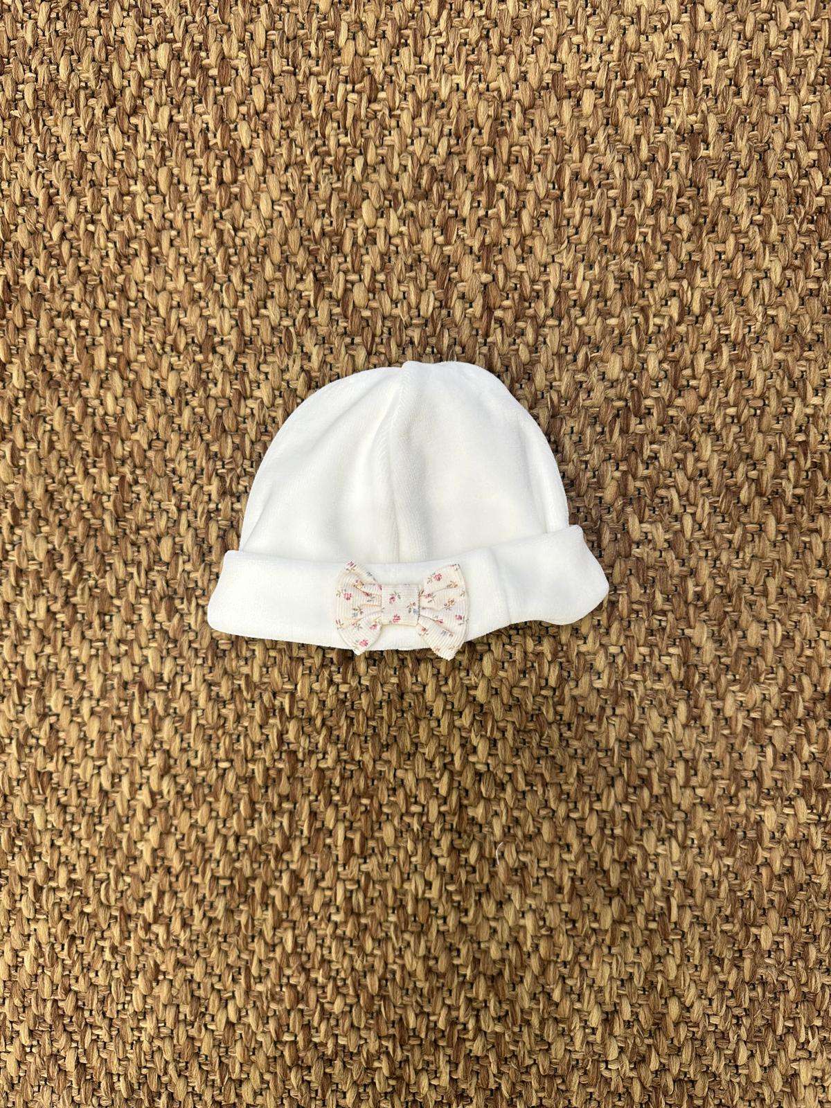 Cappellino neonata con fiocchetto Baby Gi