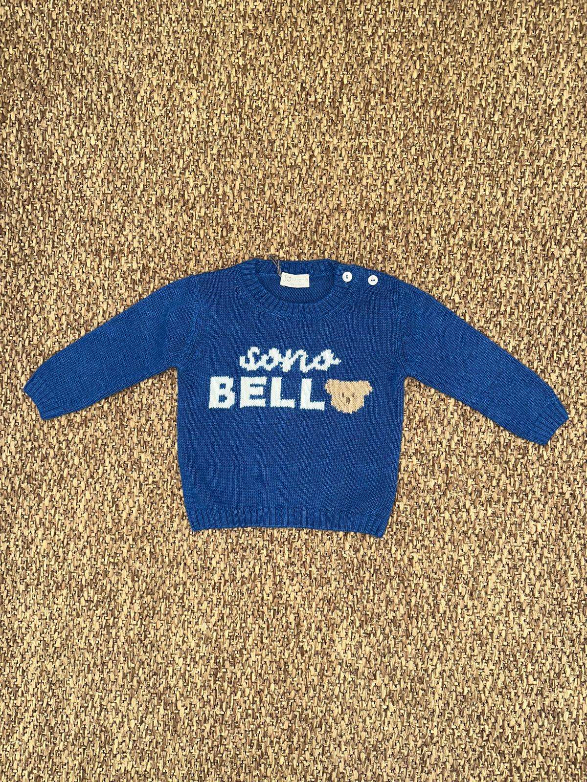 Maglioncino bambini con ricamo Jo Milano