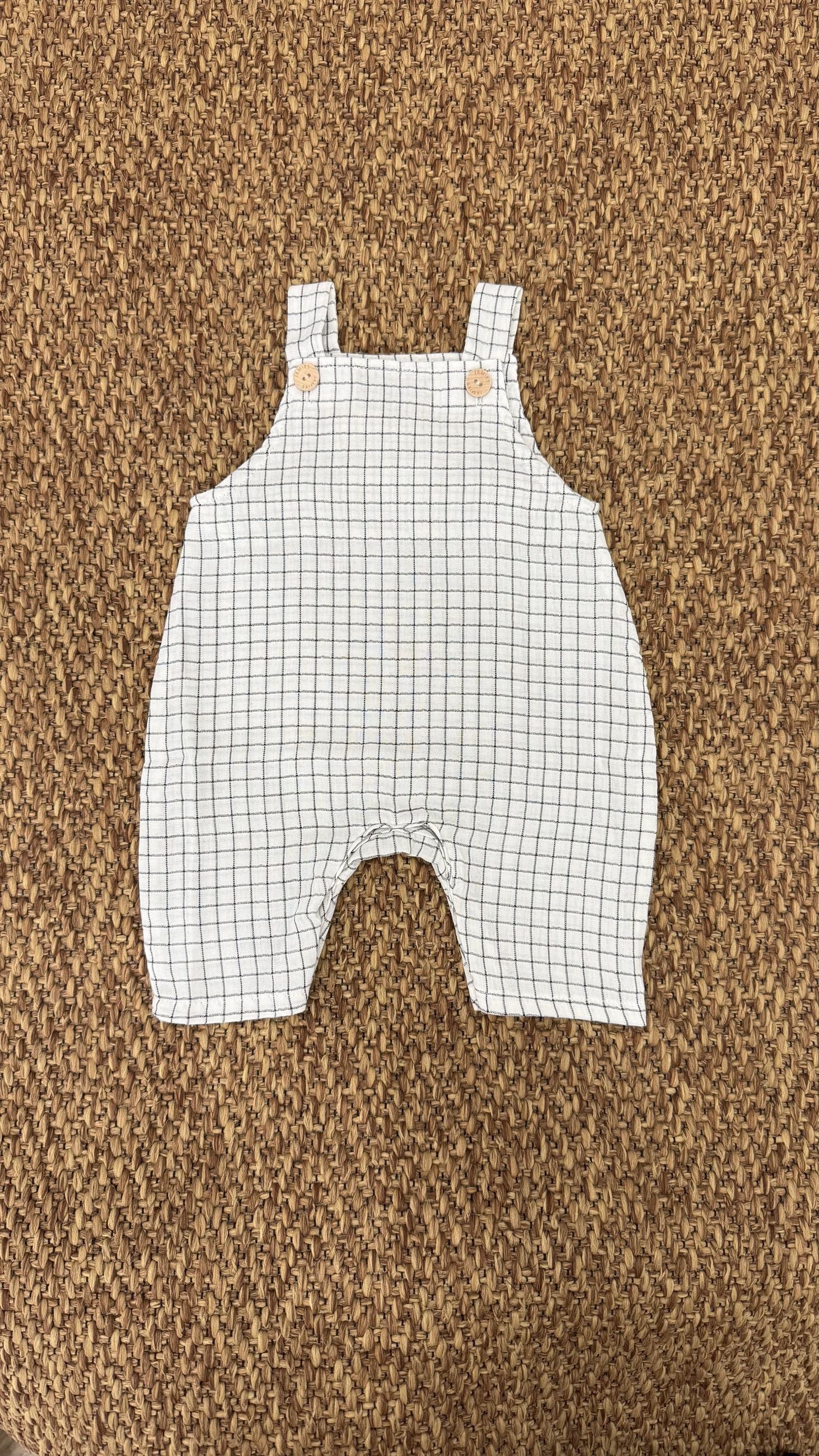 Salopette neonati a quadretti Jamiks Kids Fashion