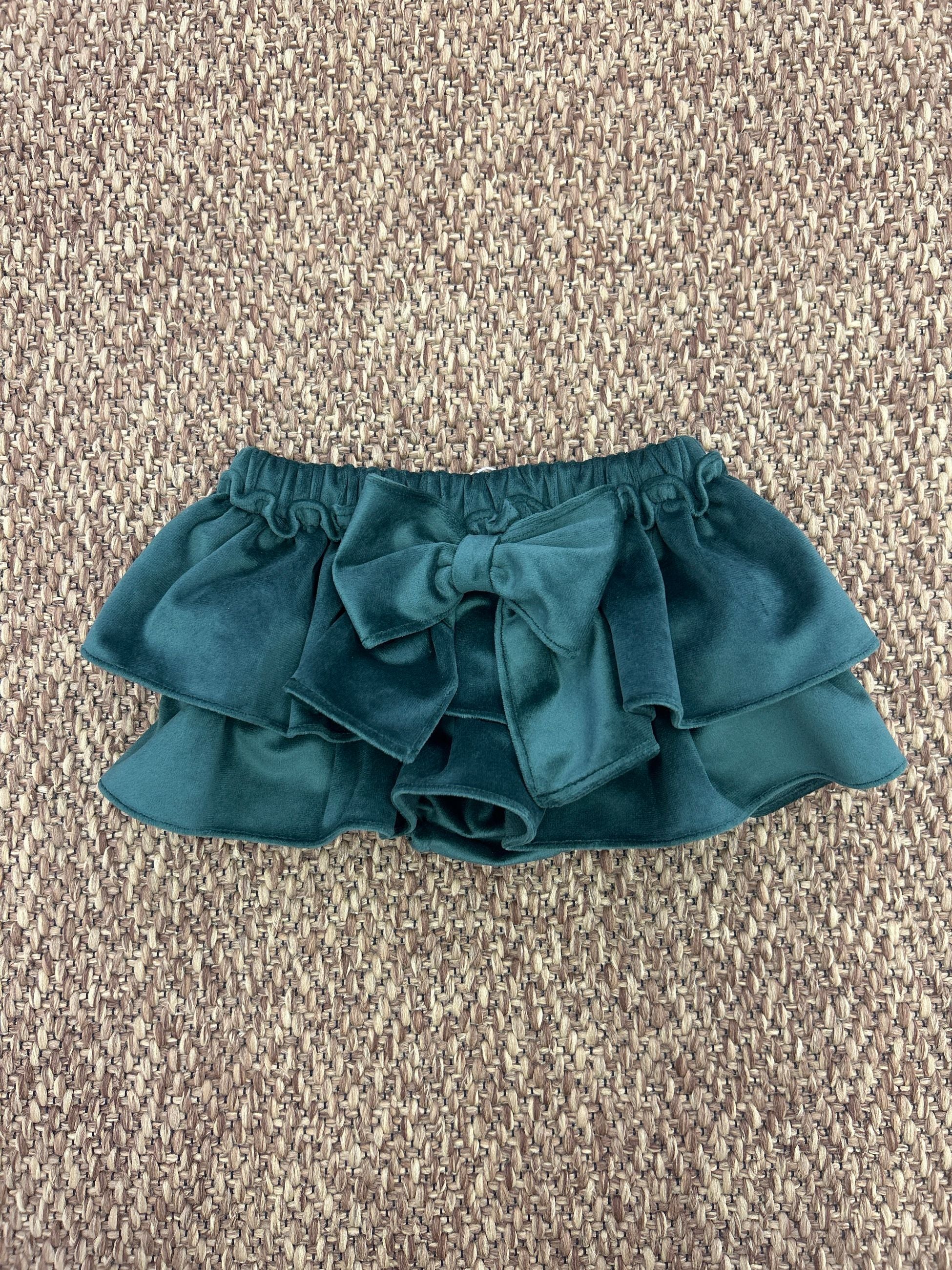 Culotte bimba in vellutino con fiocco Fofettes