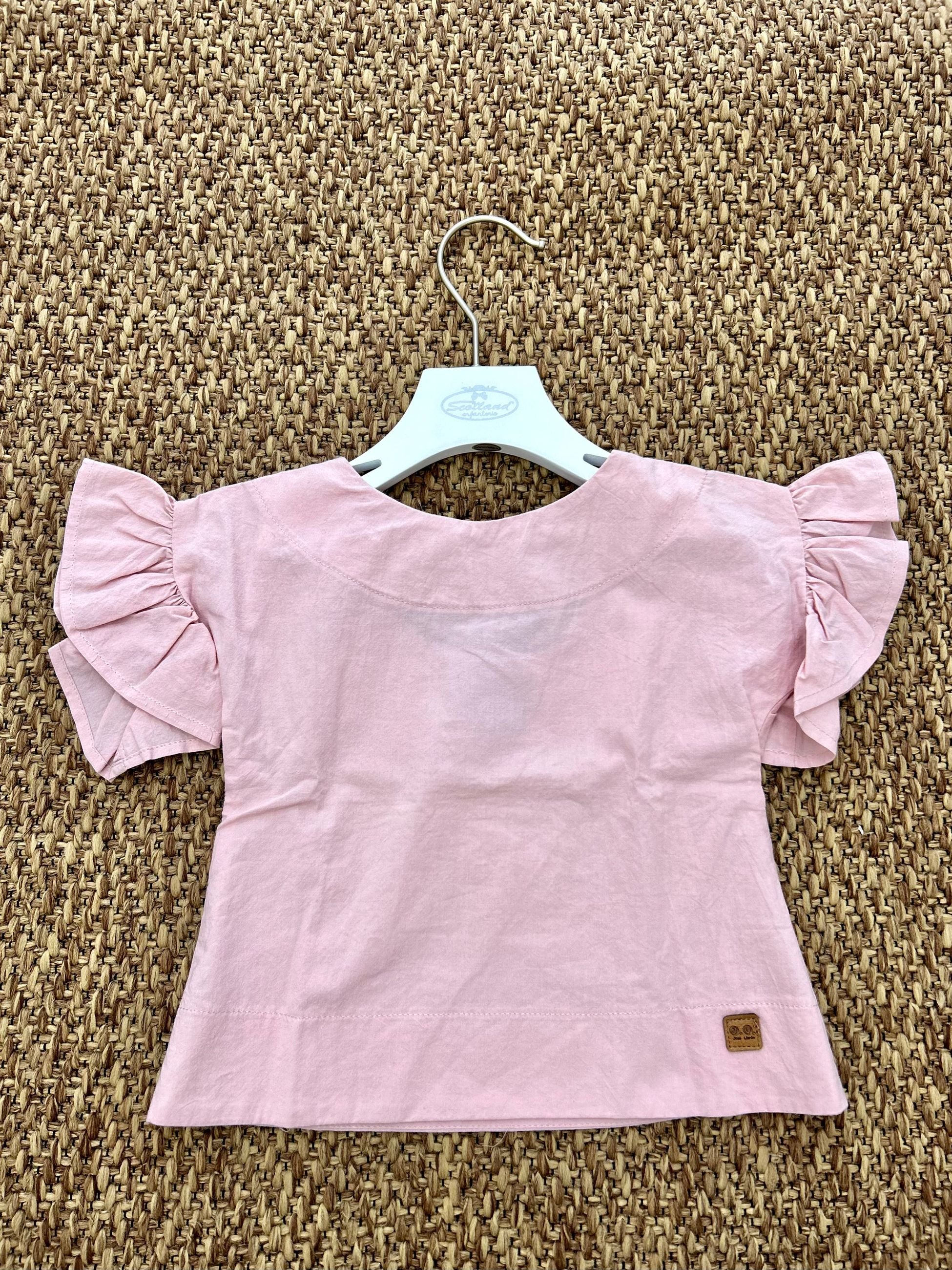 Blusa bambina manica volant Jose Varon