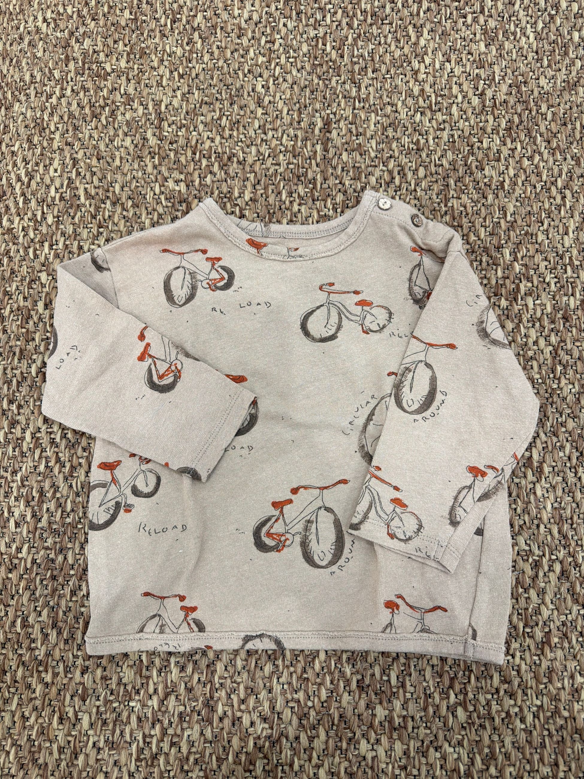 Maglia bimbo stampa biciclette Play Up