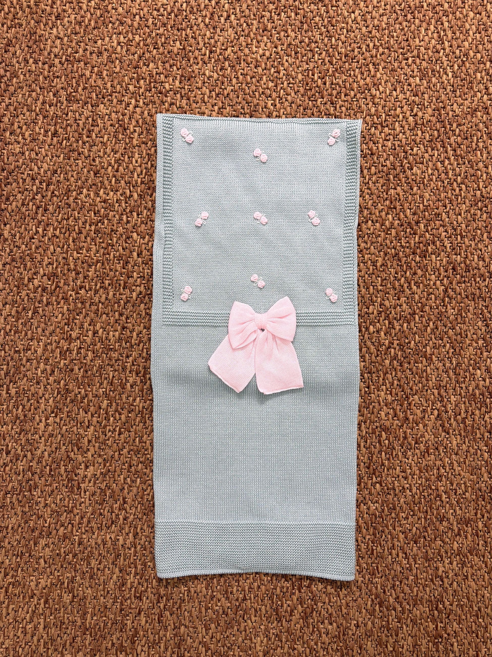 Scialle neonati fiocco Baby Lord