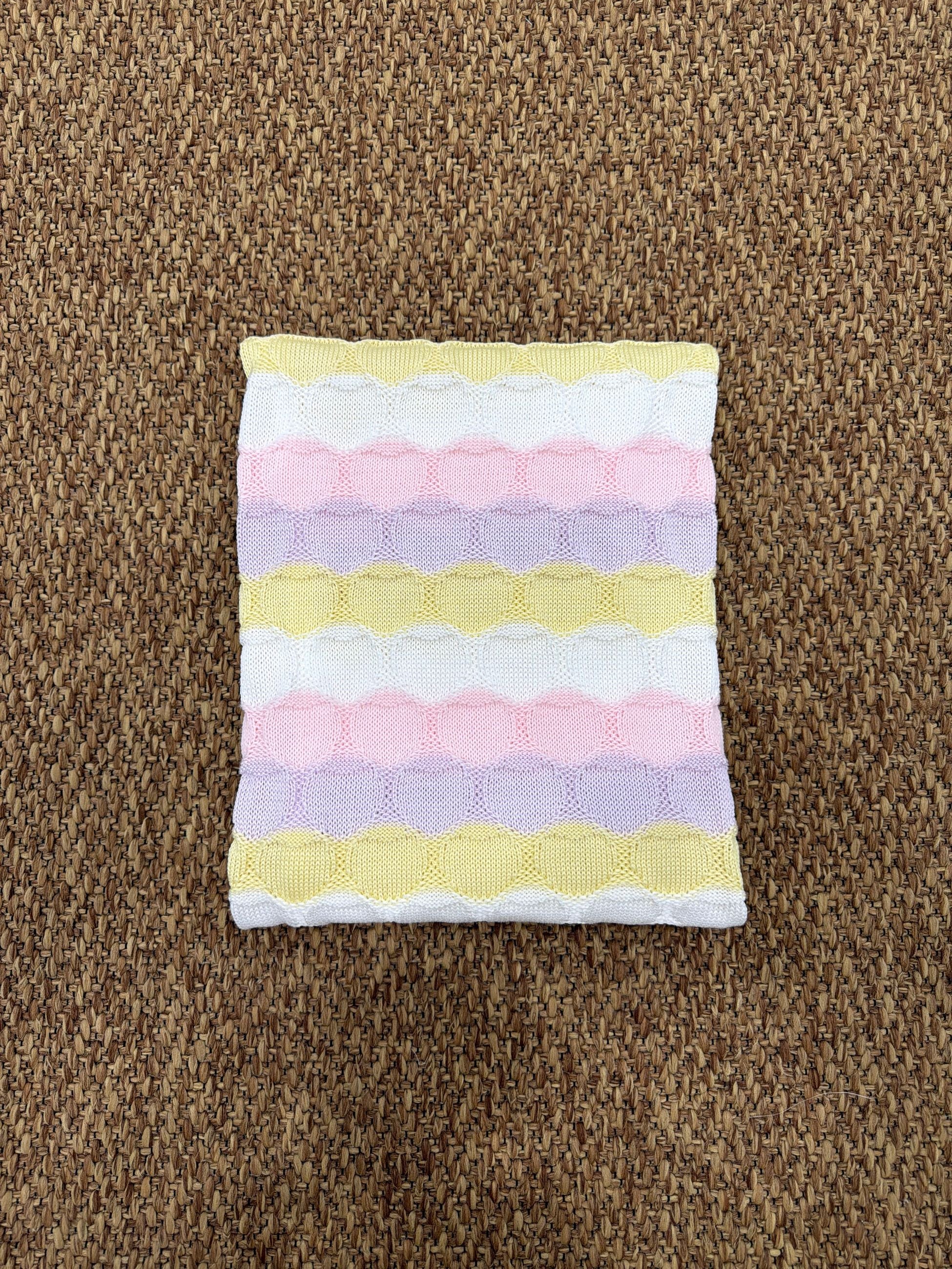 Copertina multicolor in cotone Marlù