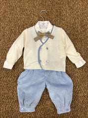 Completo bimbo 4pz con papillon Marlù