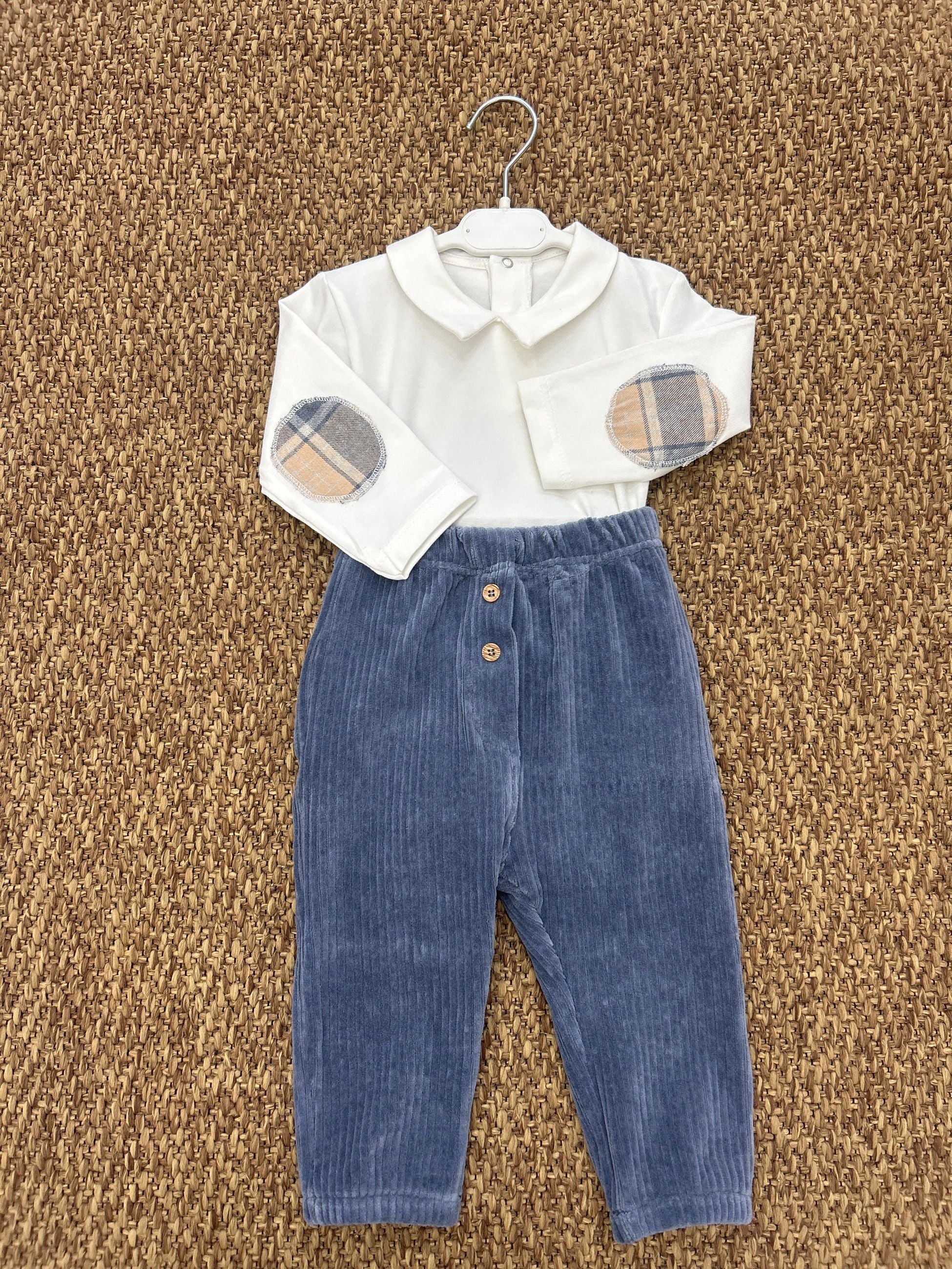 Completo bambino 2pz in vellutino Baby Vip