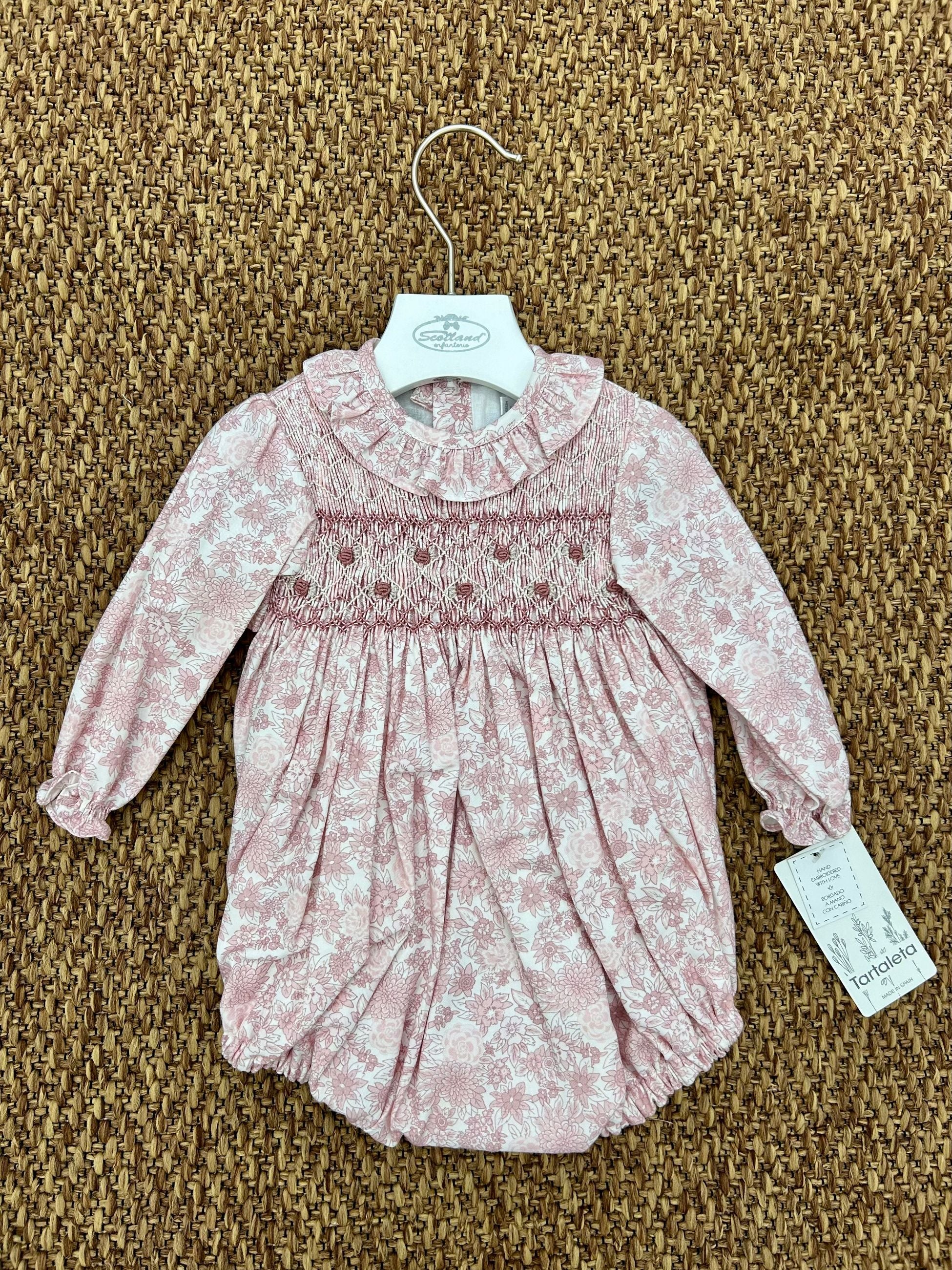 Pagliaccetto neonata fantasia fiori Tartaleta