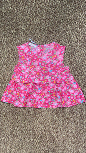 Blusa bambina a fiori Pesciolino Ross