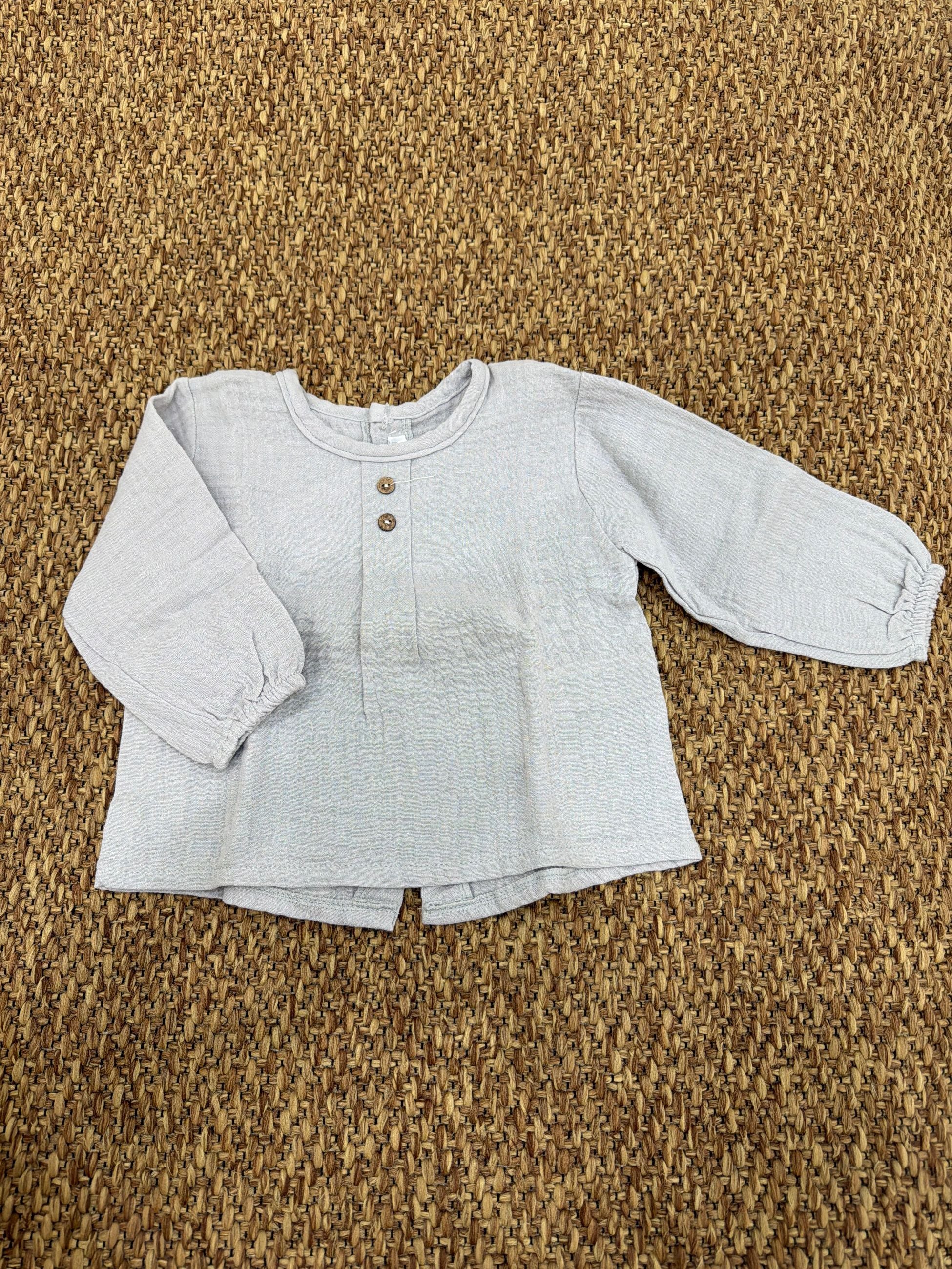 Camicia bimba con bottoncini Calamaro