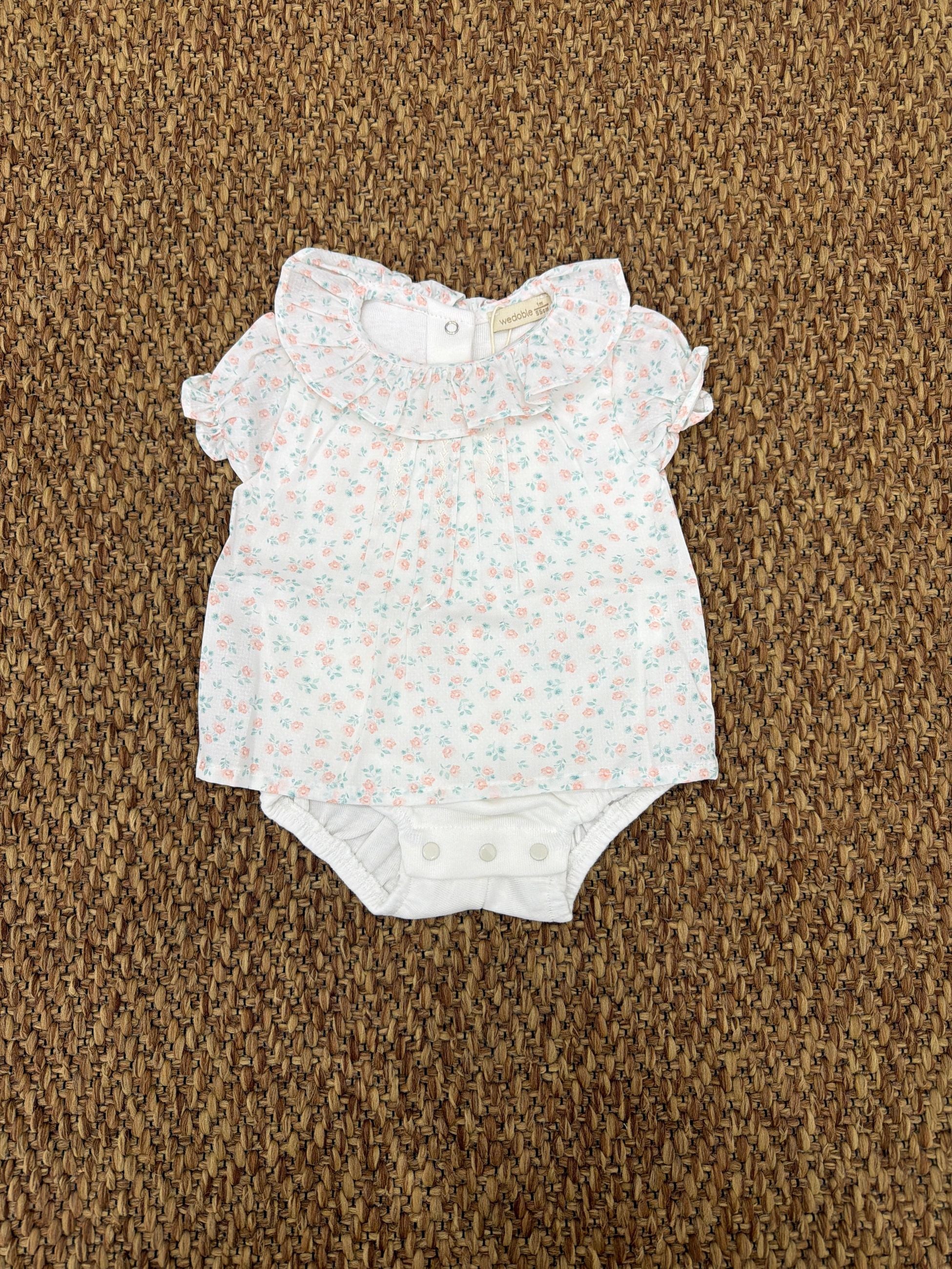 Body bambina a fiori Wedoble