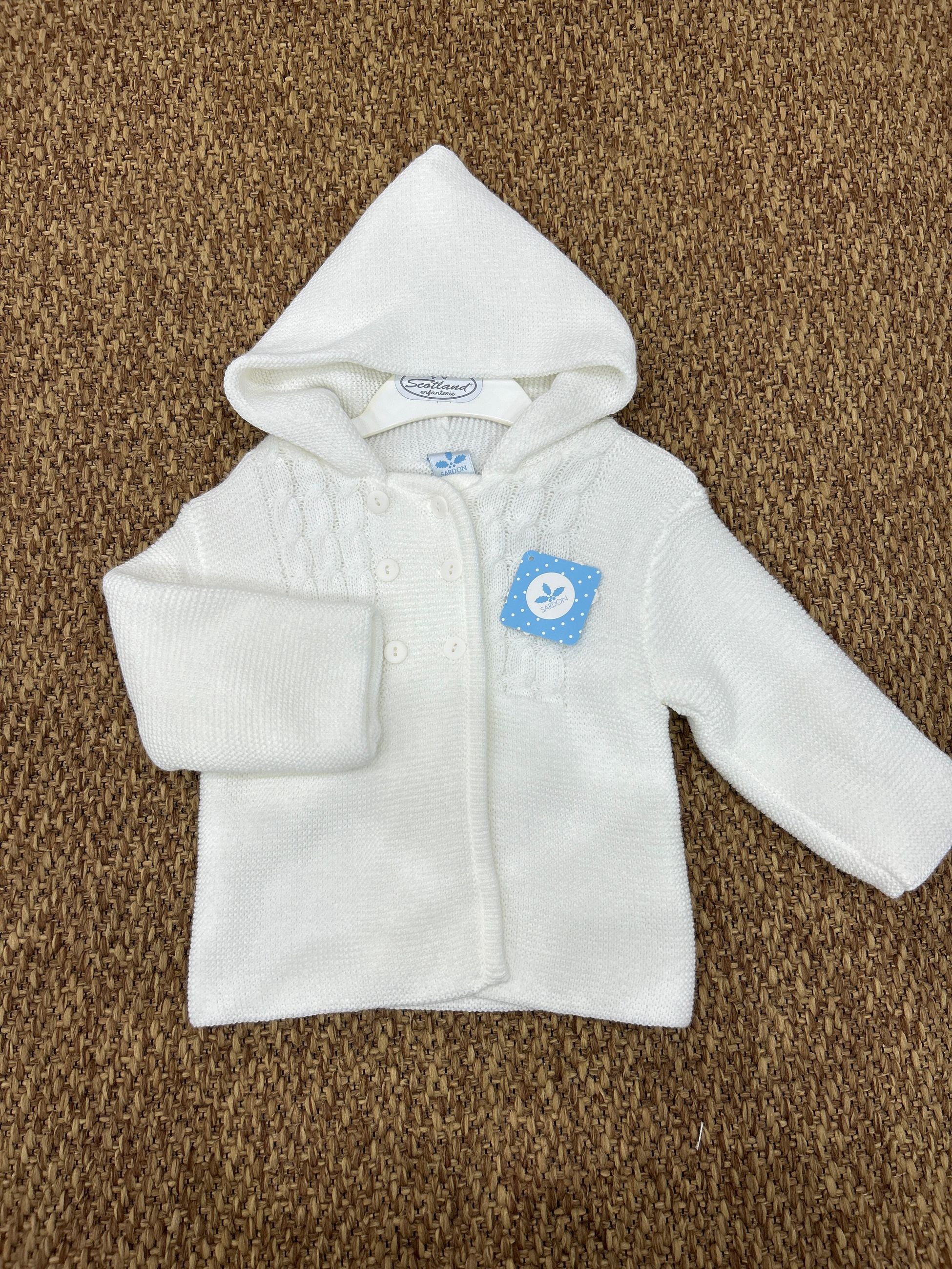 Cappotto bimbo in lana trecce Sardon