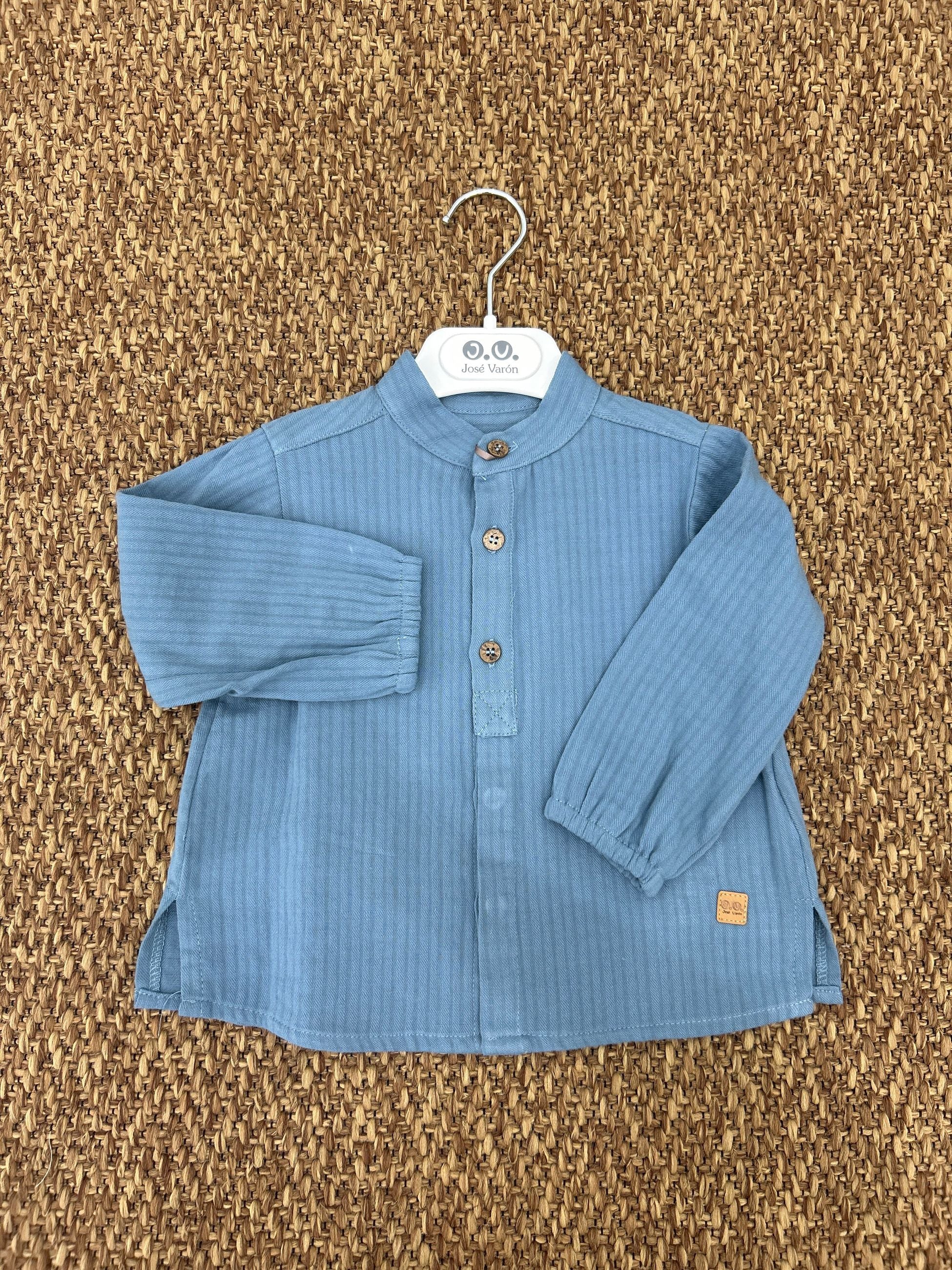 Camicia bimbo collo alla coreana Jose Varon