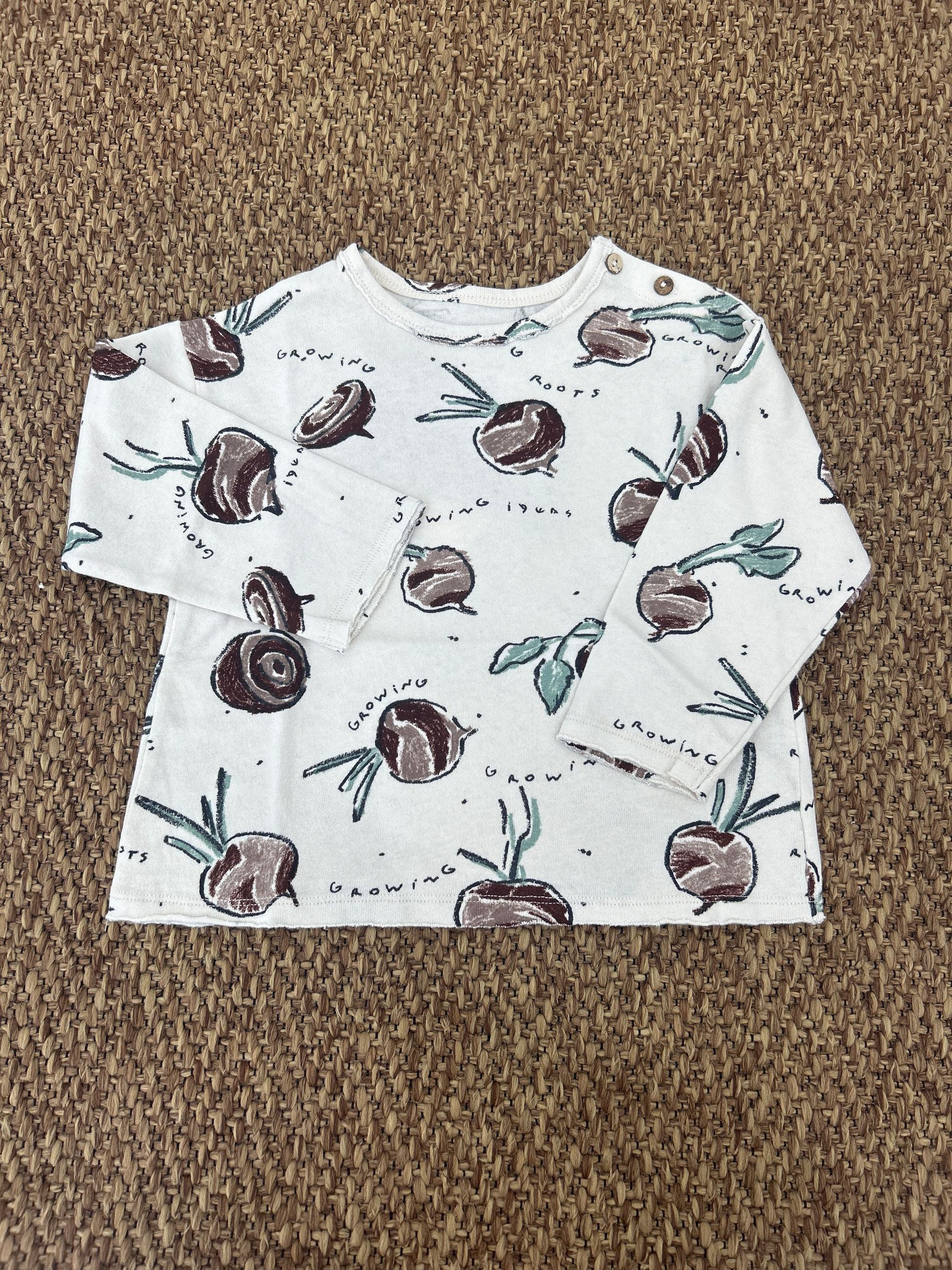 T-shirt bambino con stampa barbabietole Play UP