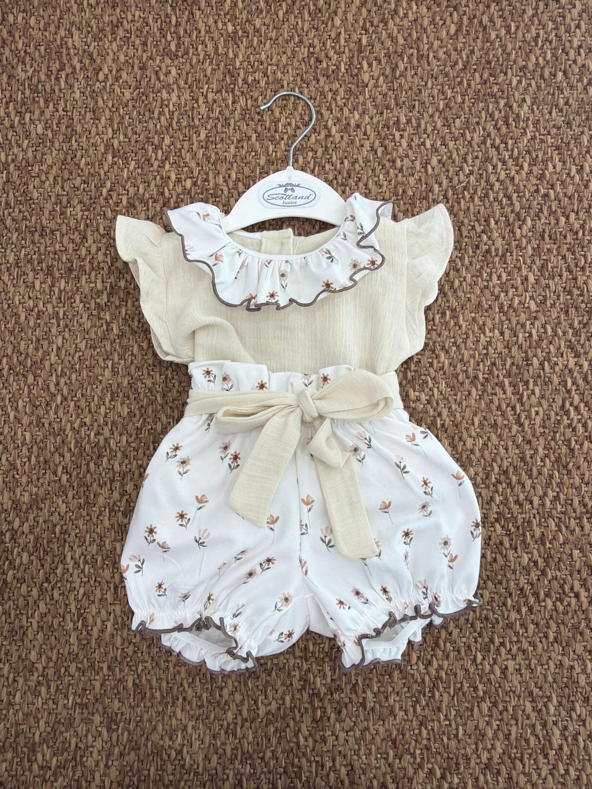 Completo bambina 2pz girasoli Baby Vip