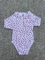 Body bambina in jersey con stampa Play Up
