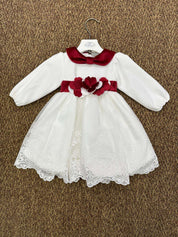 Abito bambina cerimonia con fiore Marlù