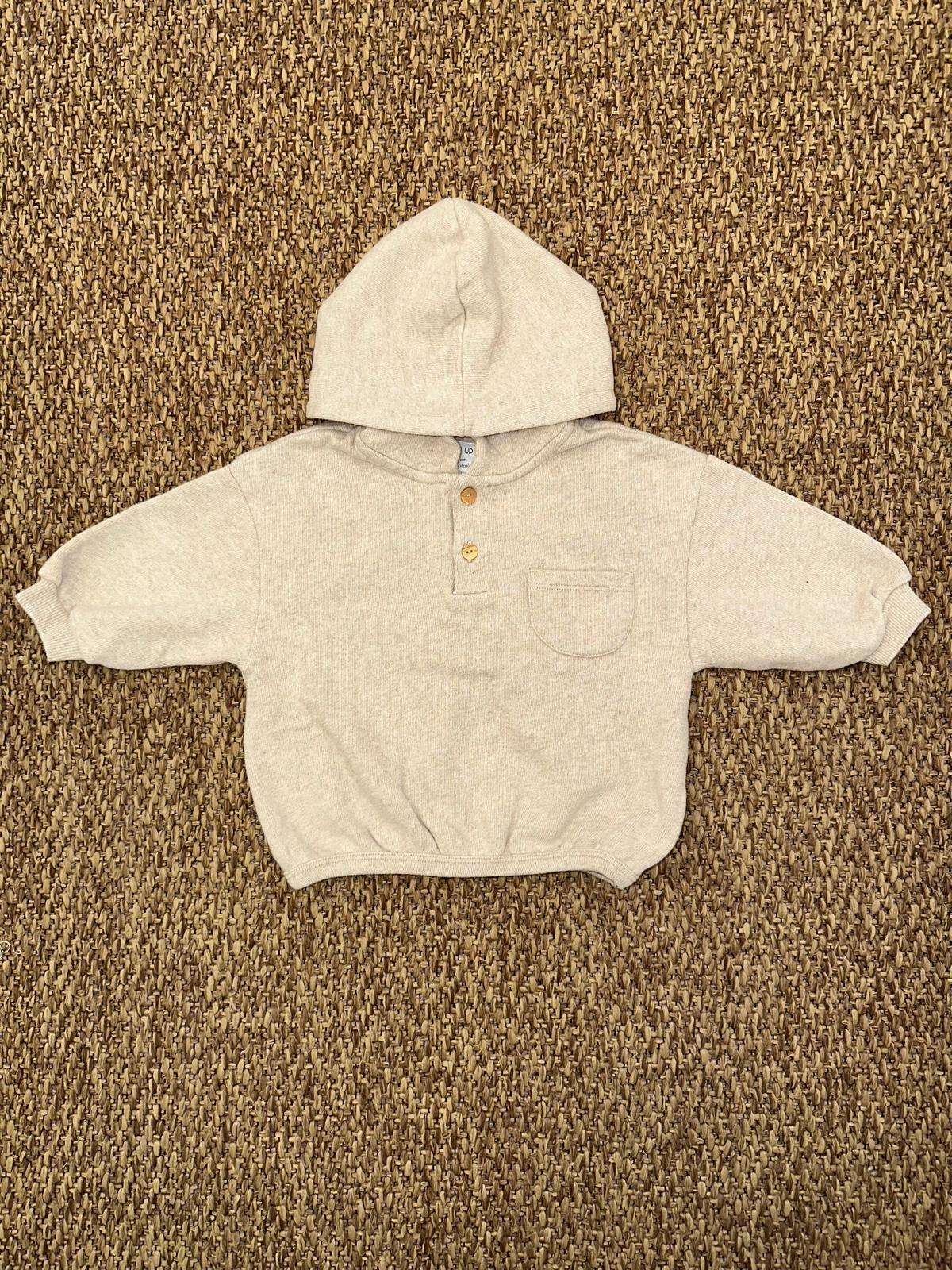 Felpa bambino con taschino e cappuccio Play Up