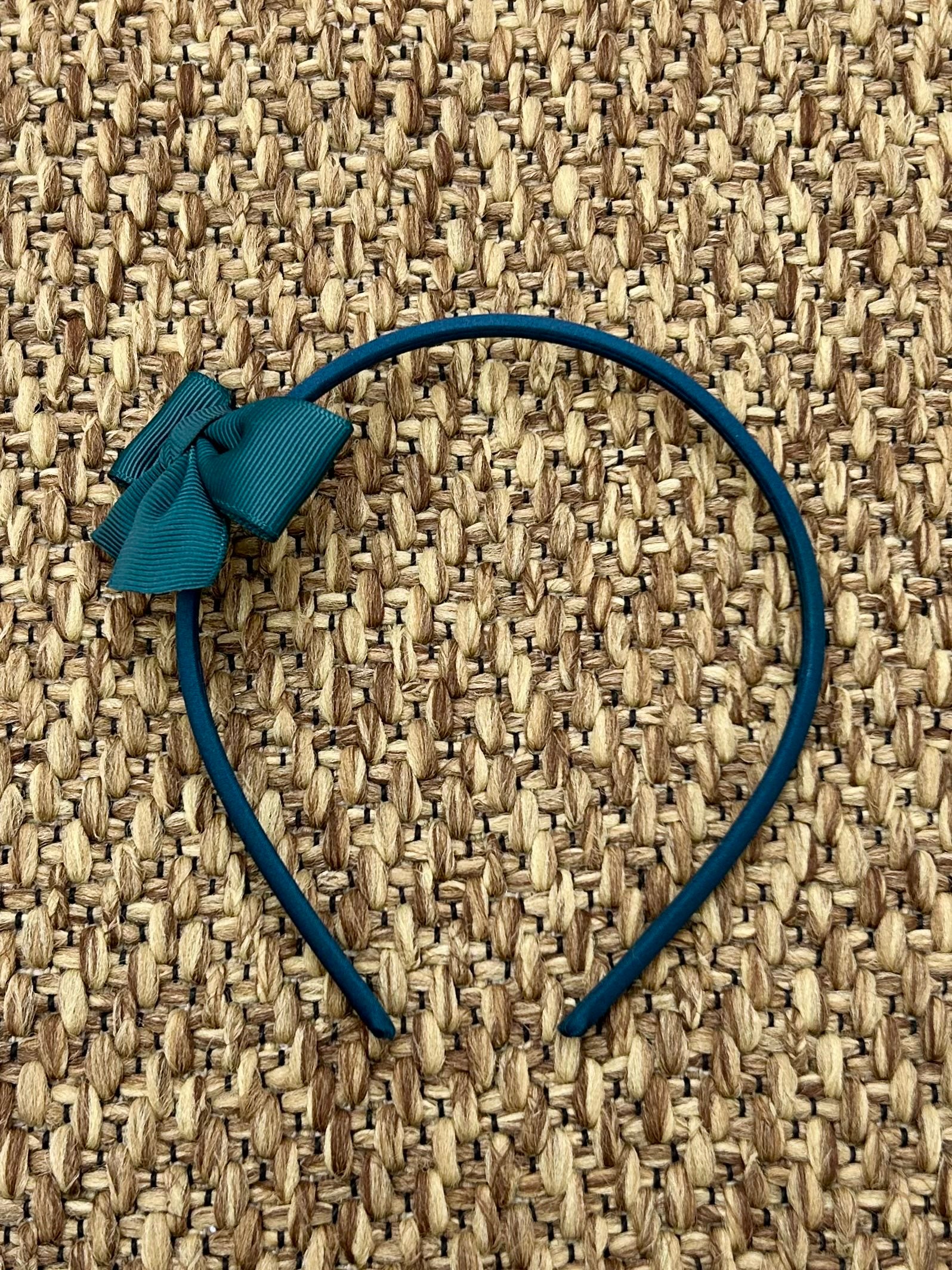 Cerchietto bimba con fiocchetto piccolo Siena