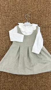 Completo bimba 2pz abito a costine Baby Vip