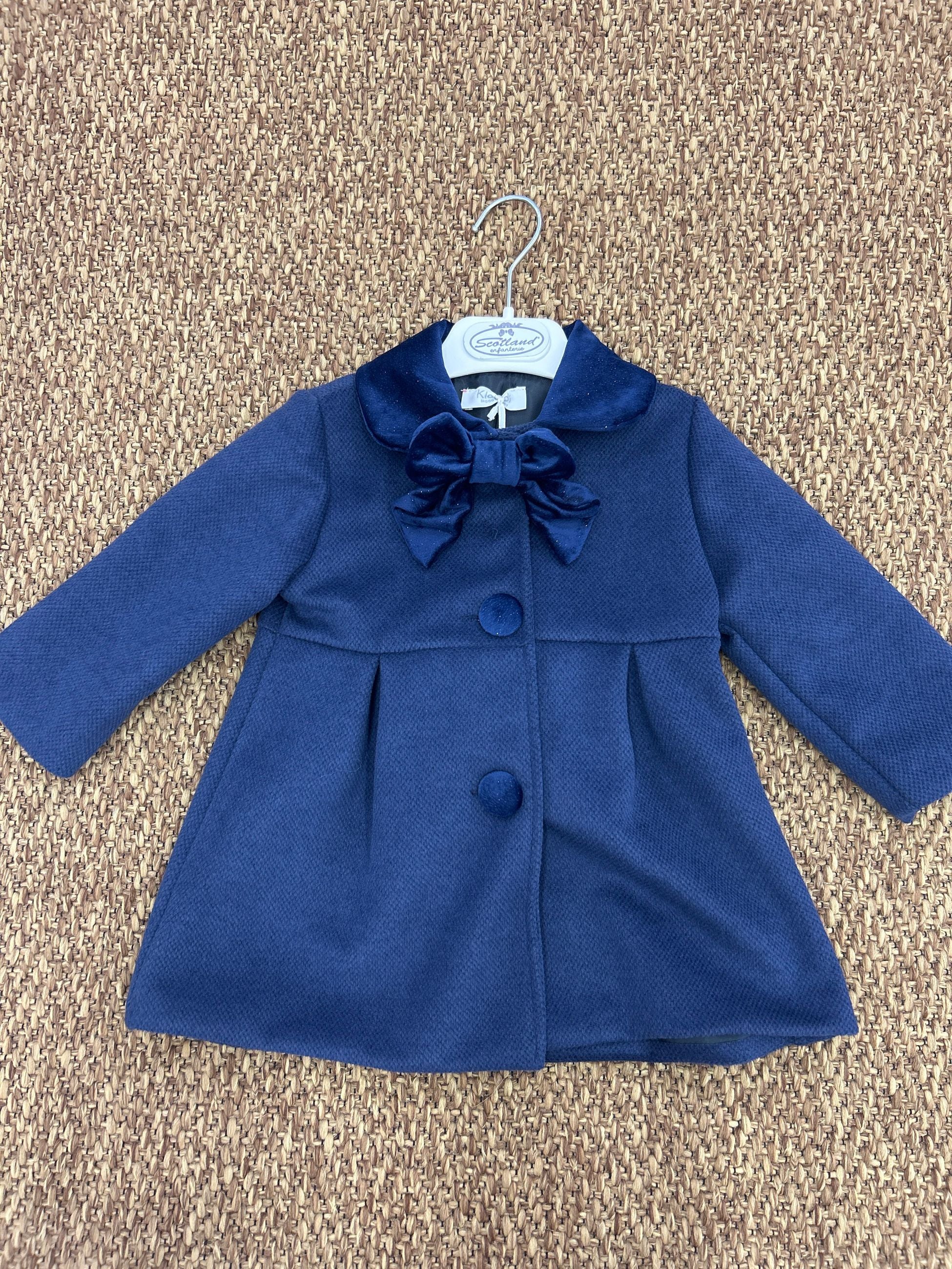 Cappotto bimba con fiocchetti Enfant Made in Italy