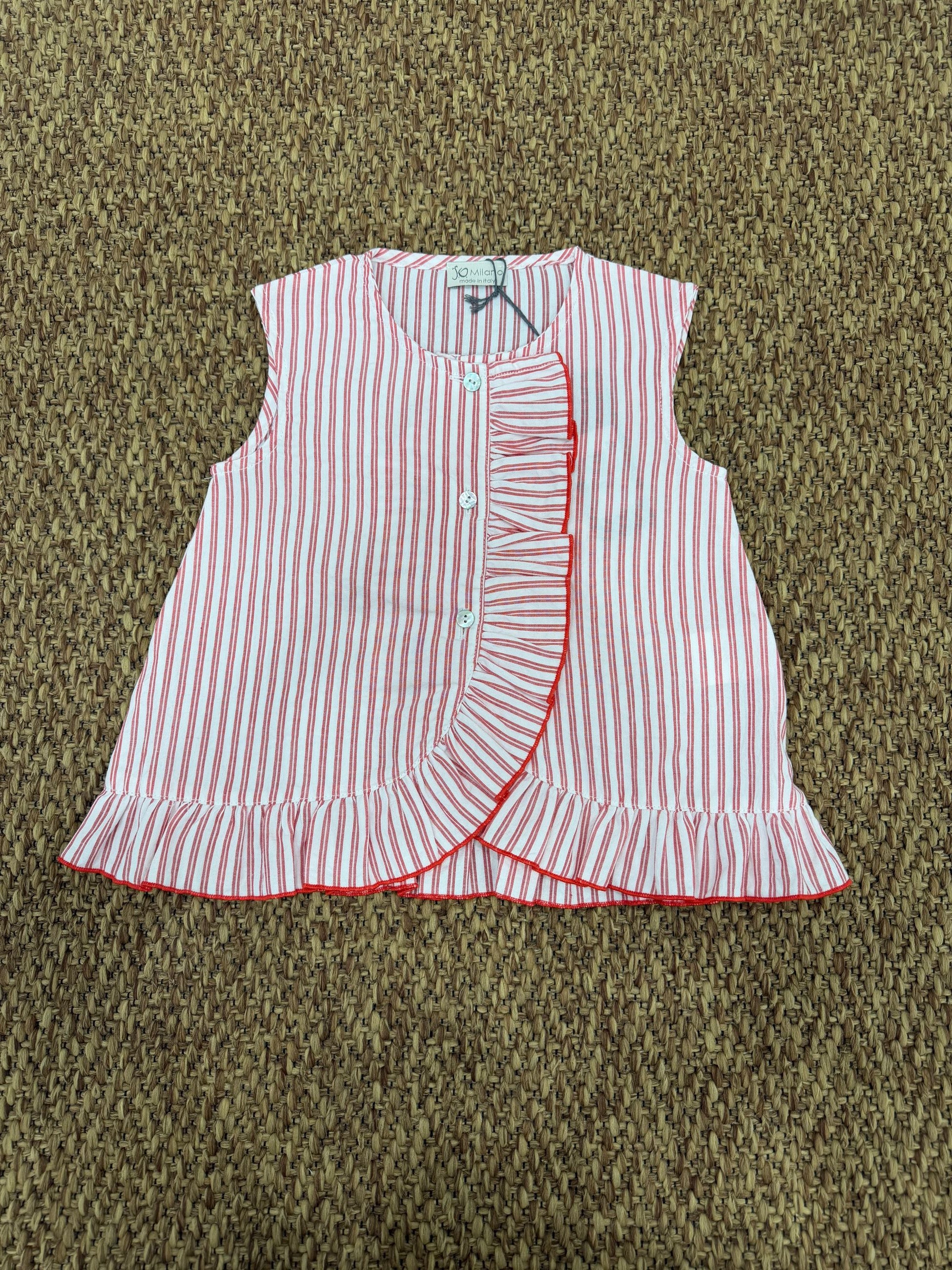 Camicia bambina a righe Jo MIlano
