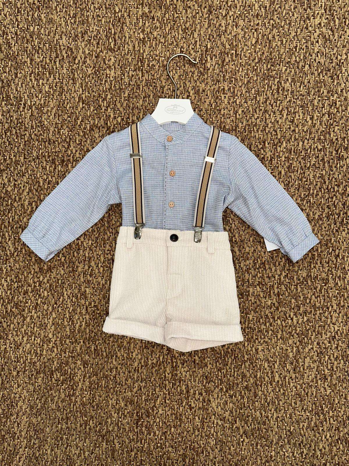 Completo bambino 2pz con bretelle Yoedu
